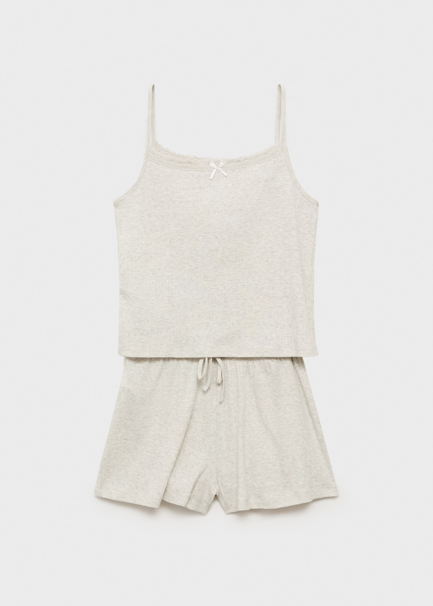 Lot pyjama en broderie suisse - Article sans modèle