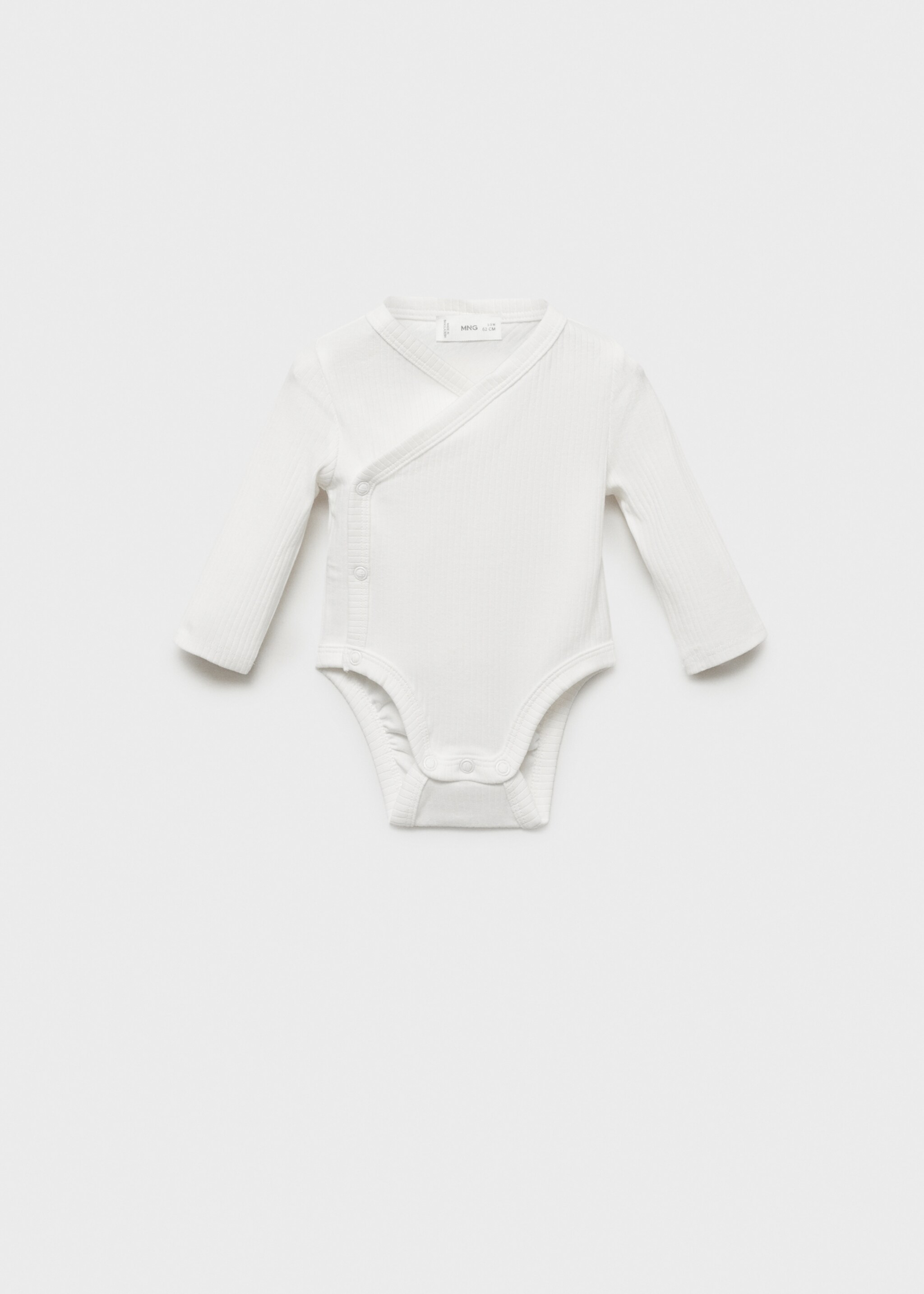 V-neck bodysuit with buttons - Article without model
