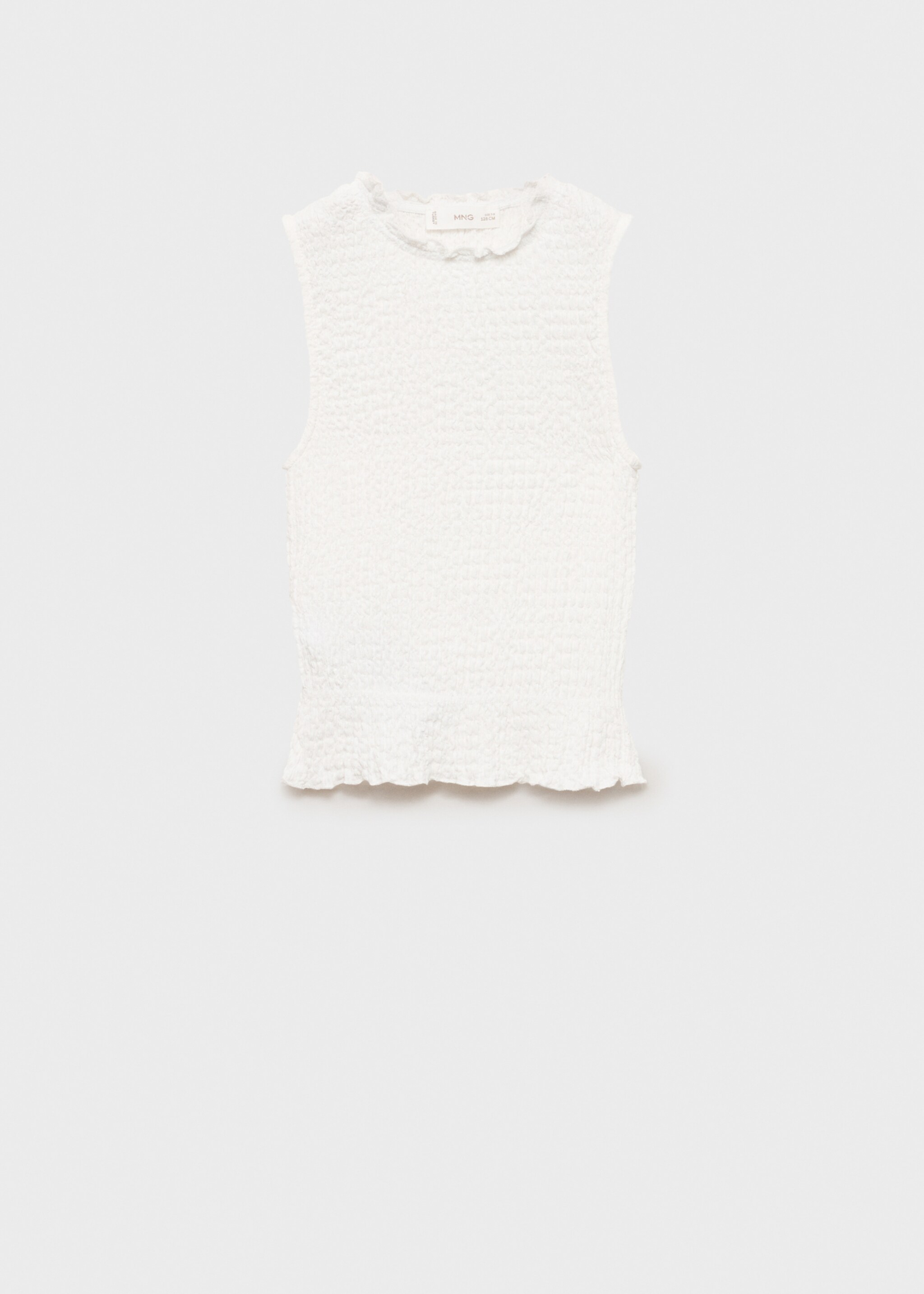 Ruched-texture top - Article without model