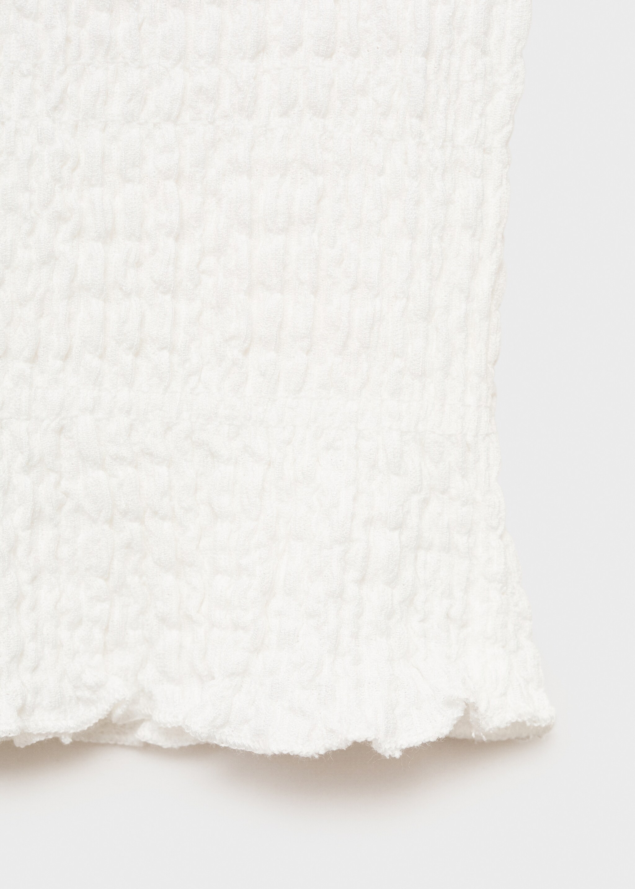 Ruched-texture top - Details of the article 0
