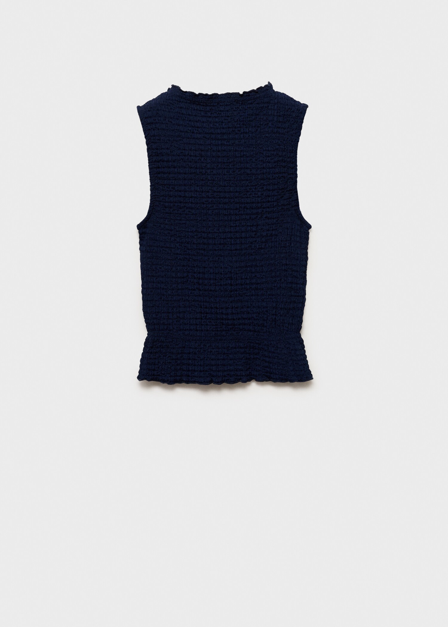 Ruched-texture top - Reverse of the article