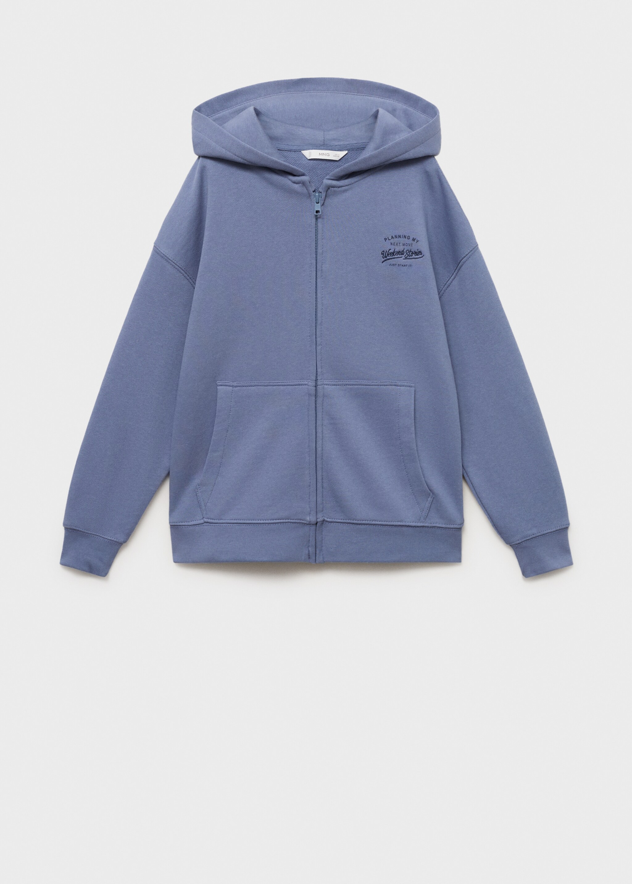 Sweatshirt with open hood - Article without model