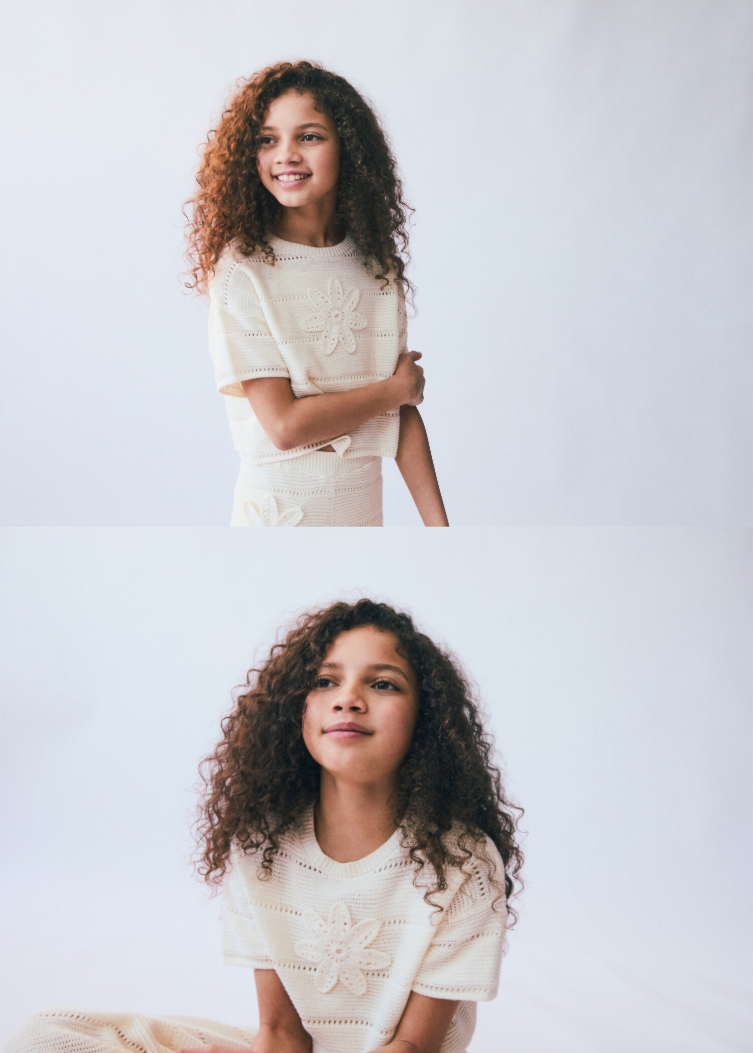 Short-sleeved crochet sweater - Details of the article 5