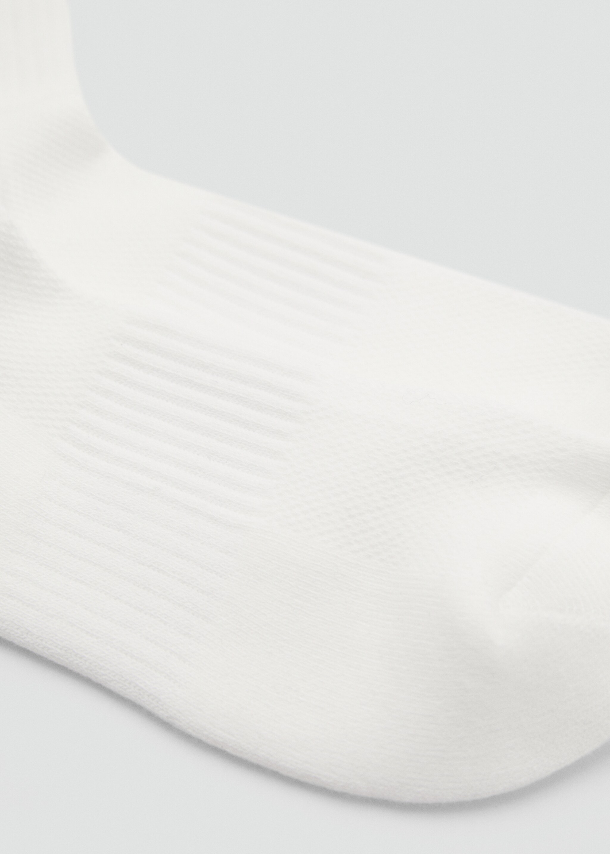 Embroidered double stripe socks - Details of the article 1