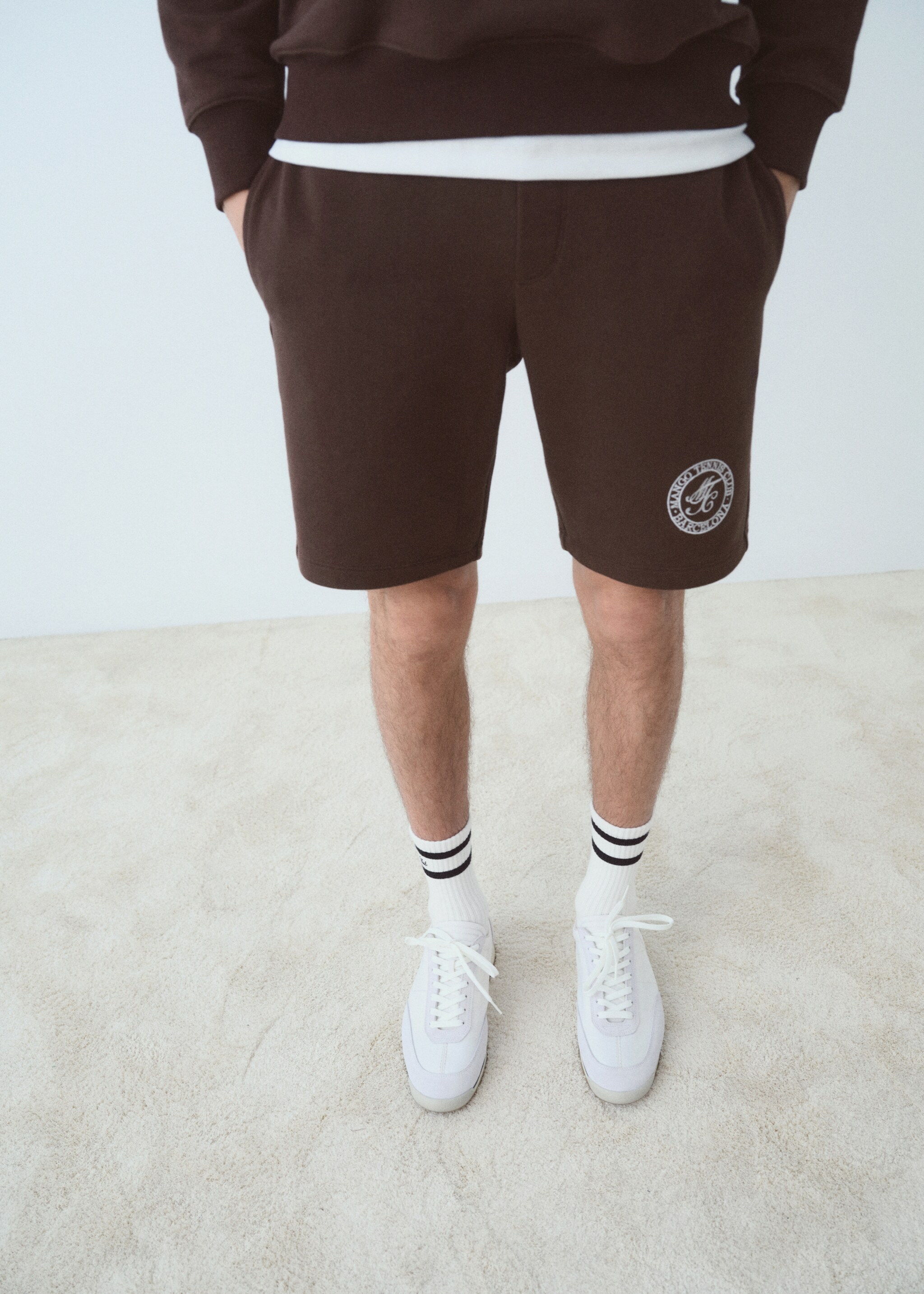 Embroidered double stripe socks - Details of the article 3