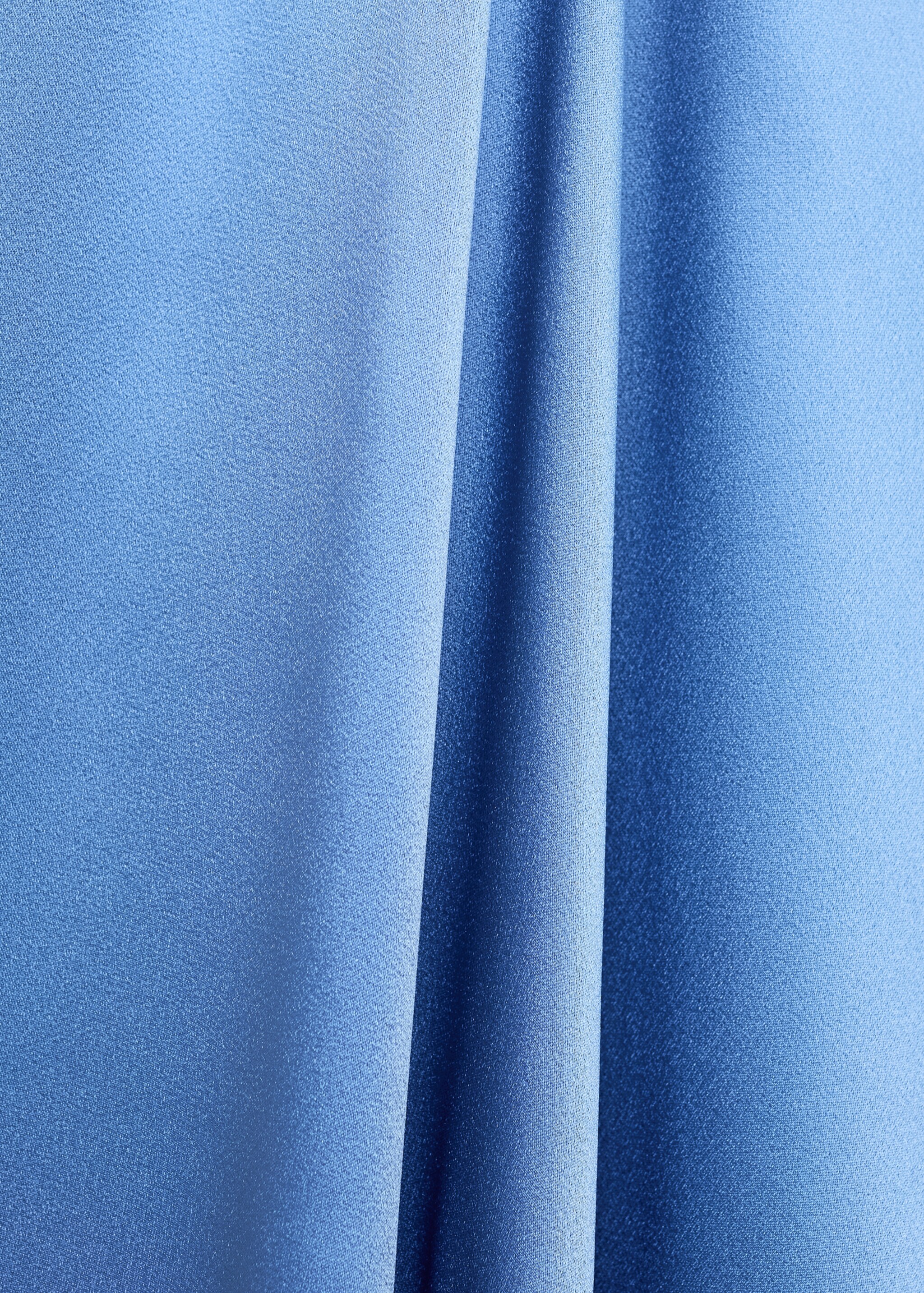 Asymmetrisches Satinkleid mit Fransen - Detail des Artikels 8