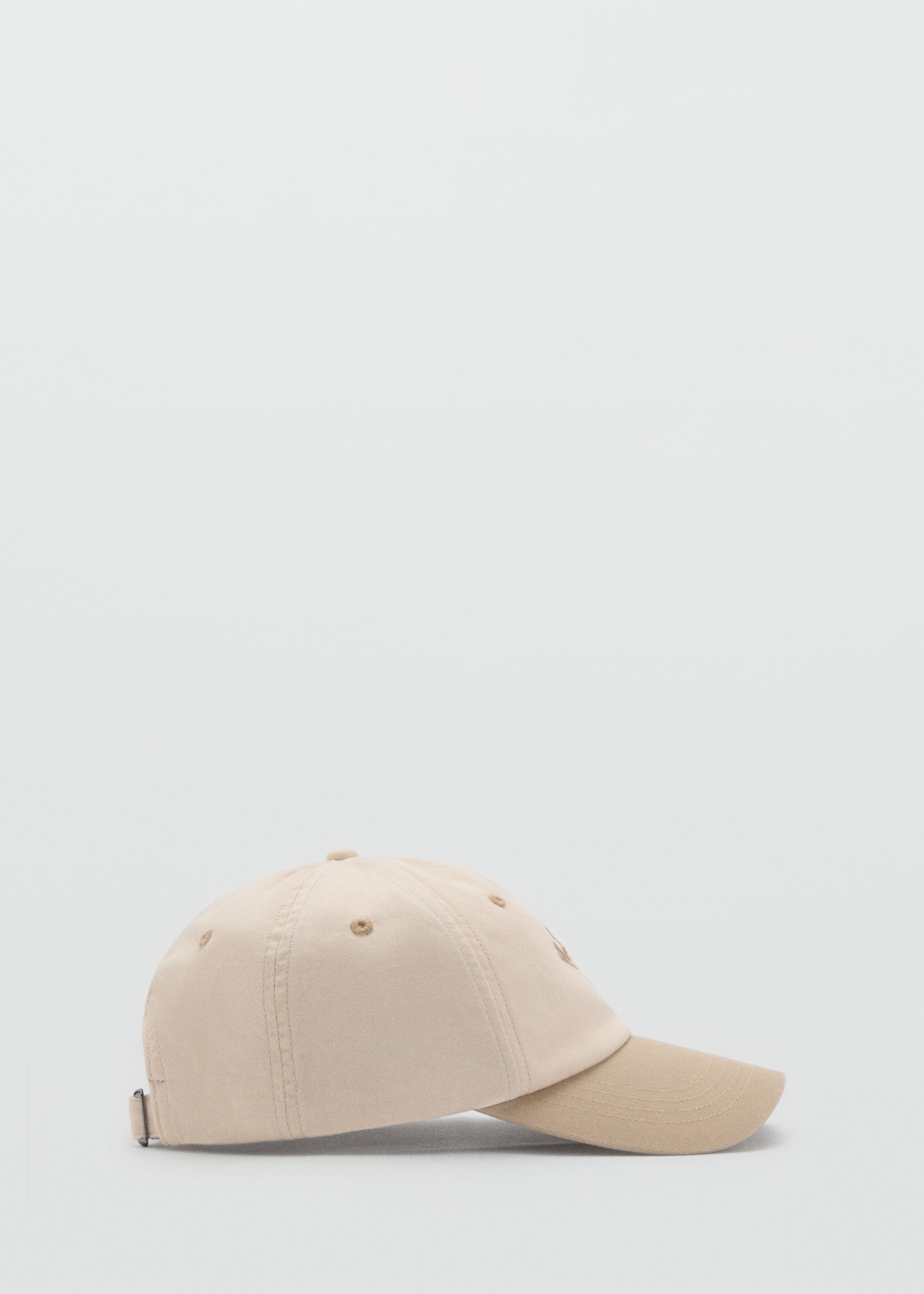 Embroidered cotton cap - Article without model