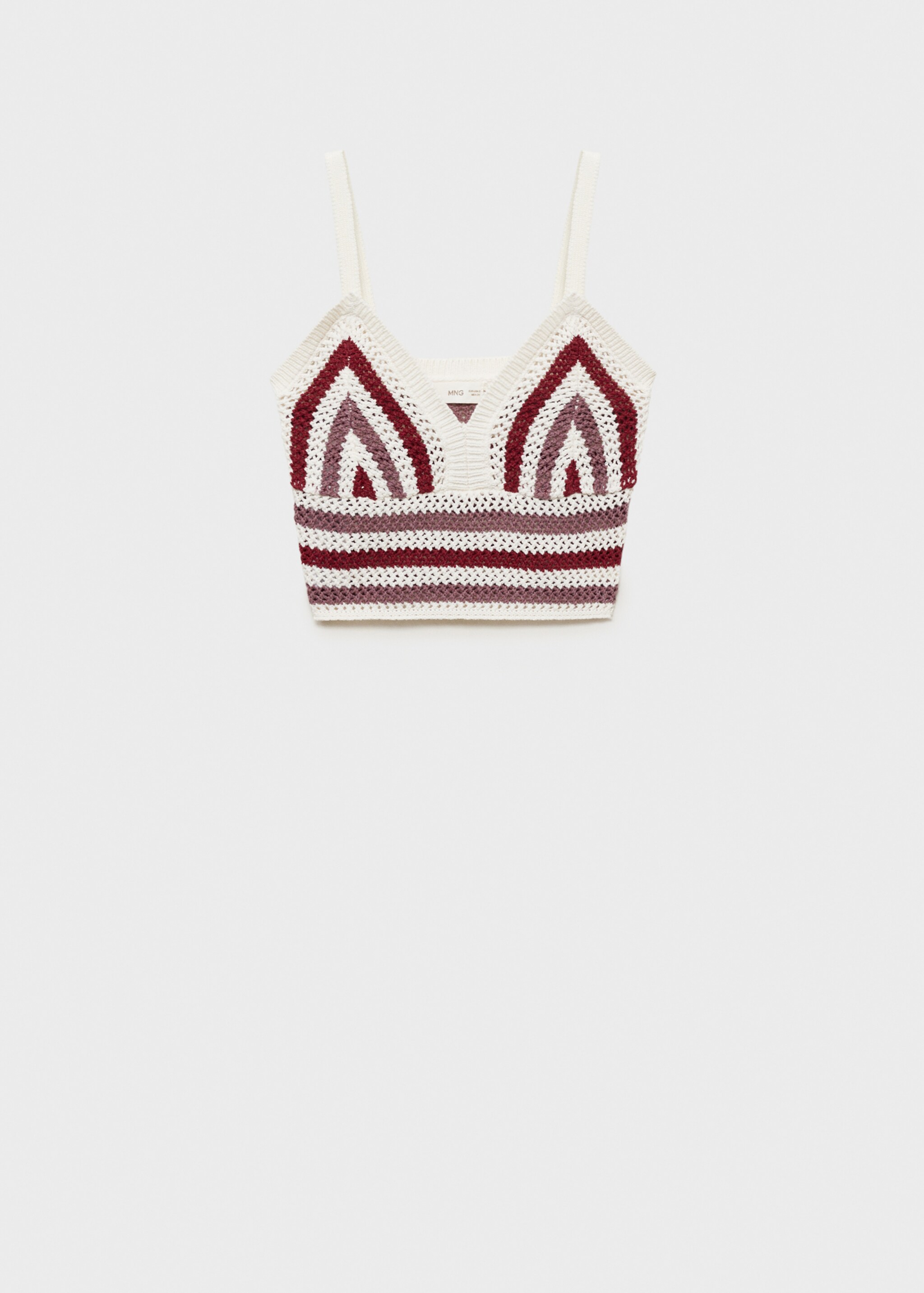 Crochet knitted top - Article without model