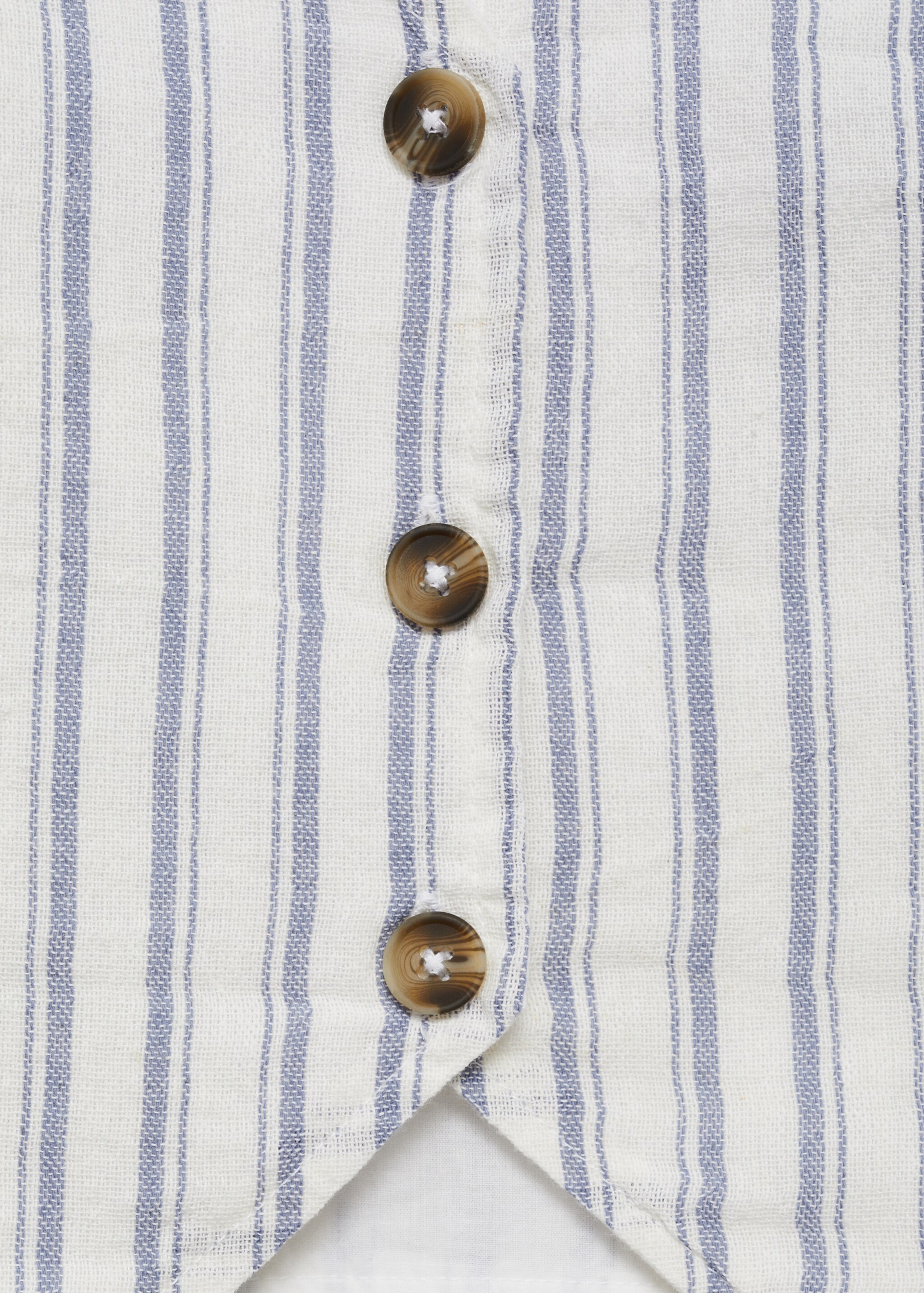 Striped suit waistcoat - Details of the article 8
