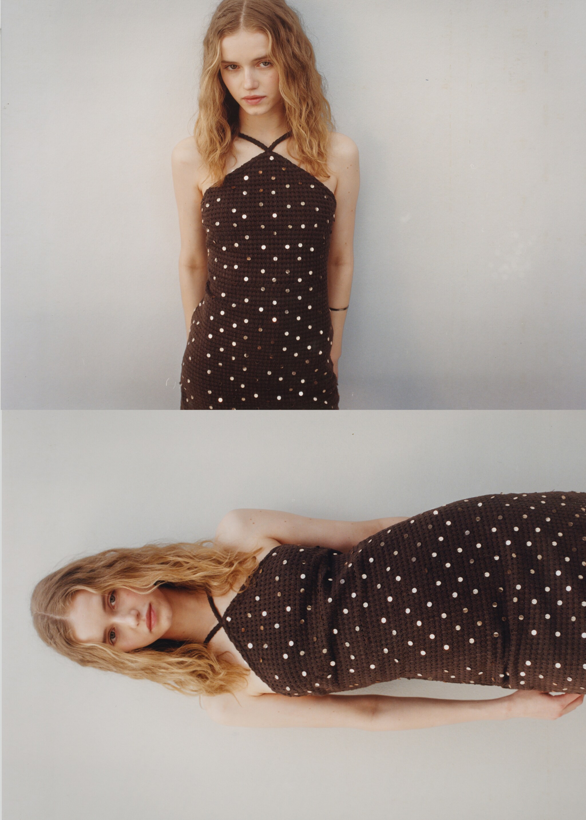 Crochet dress with sequins - Details of the article 5