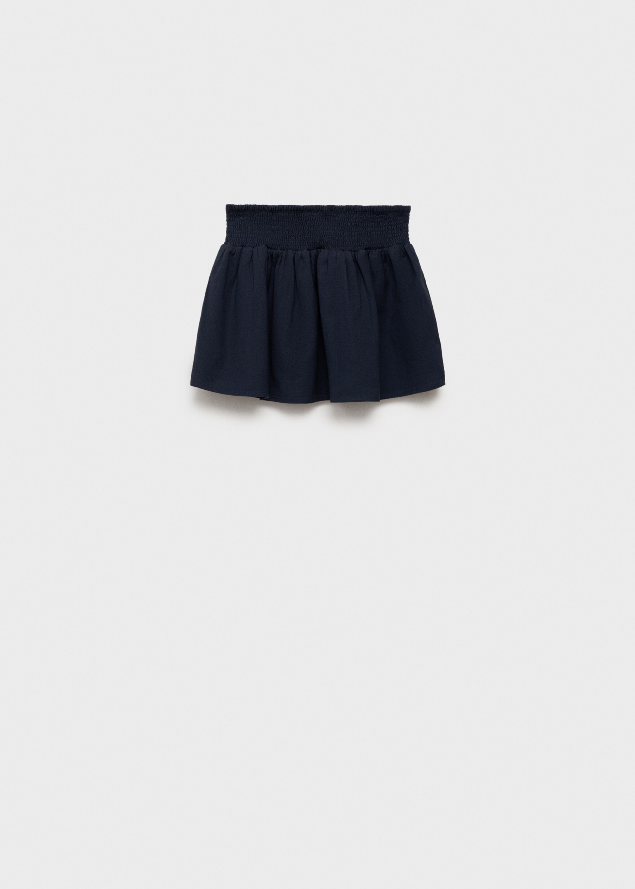Cotton-linen skirt - Reverse of the article