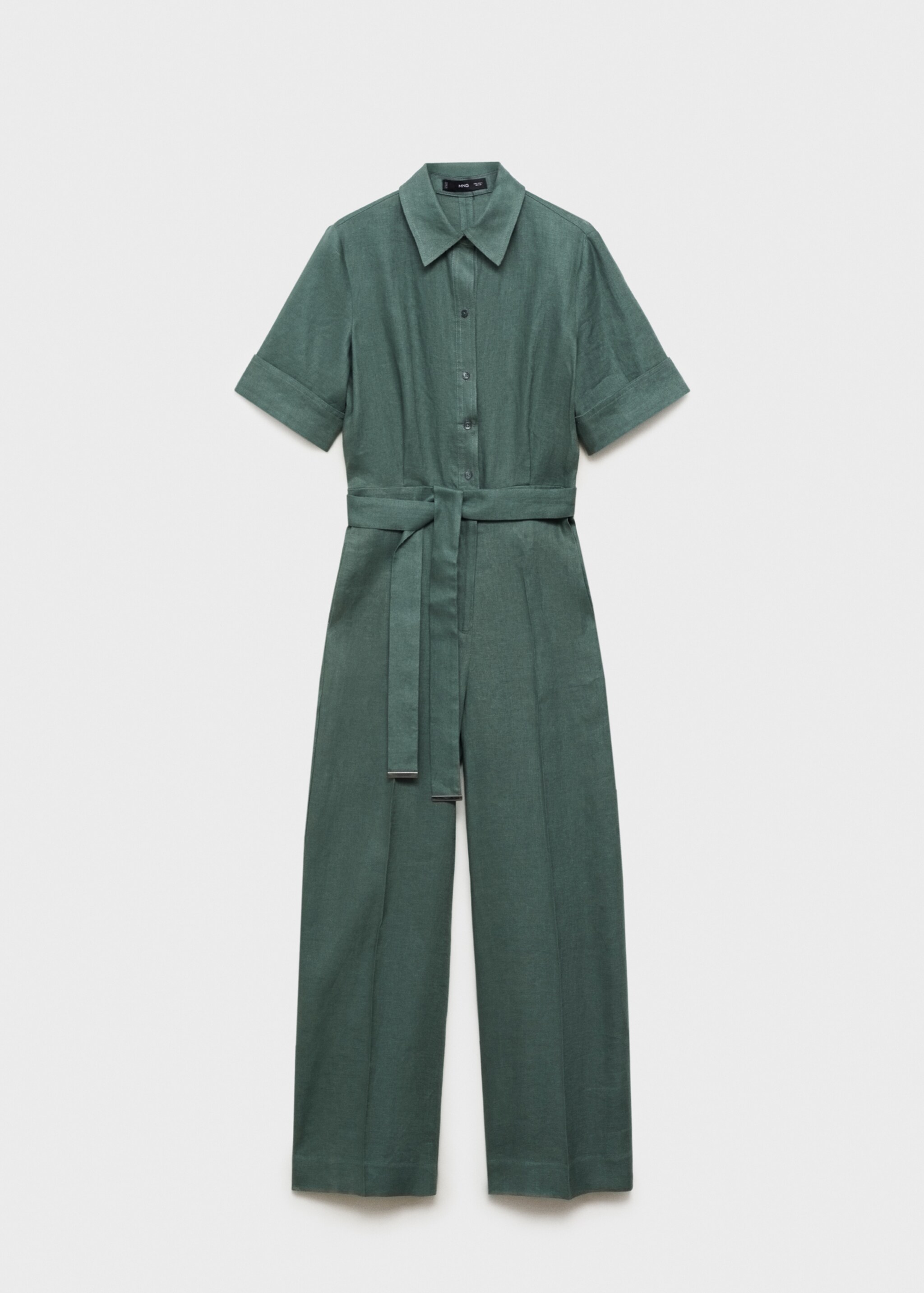 Tuta camicia in lino - Articolo senza modello