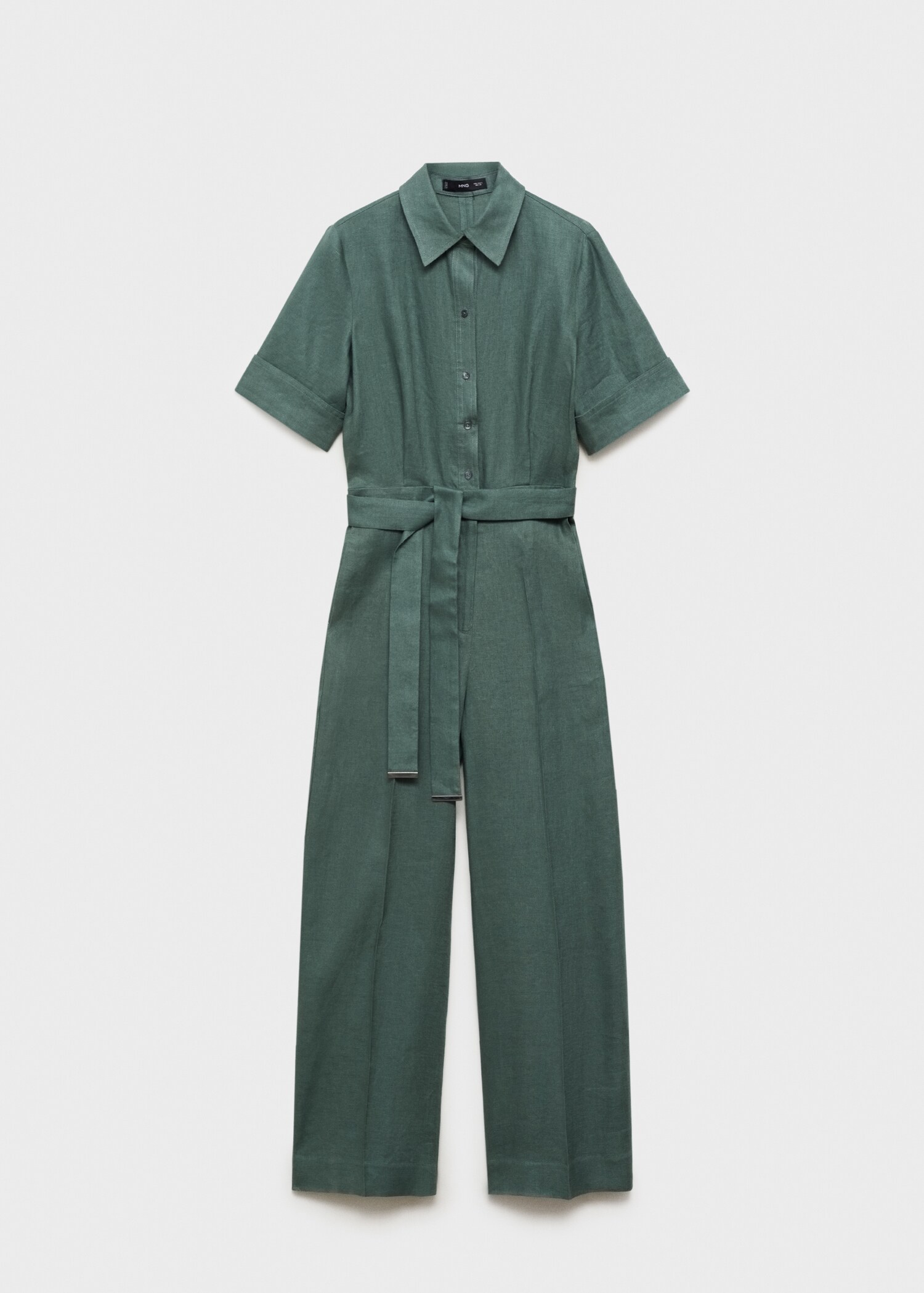 Hemdblusen-Jumpsuit aus Leinen - Artikel ohne Model