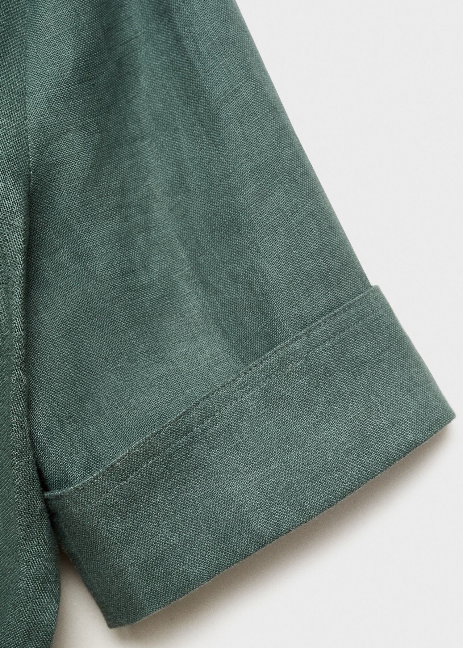 Hemdblusen-Jumpsuit aus Leinen - Detail des Artikels 0