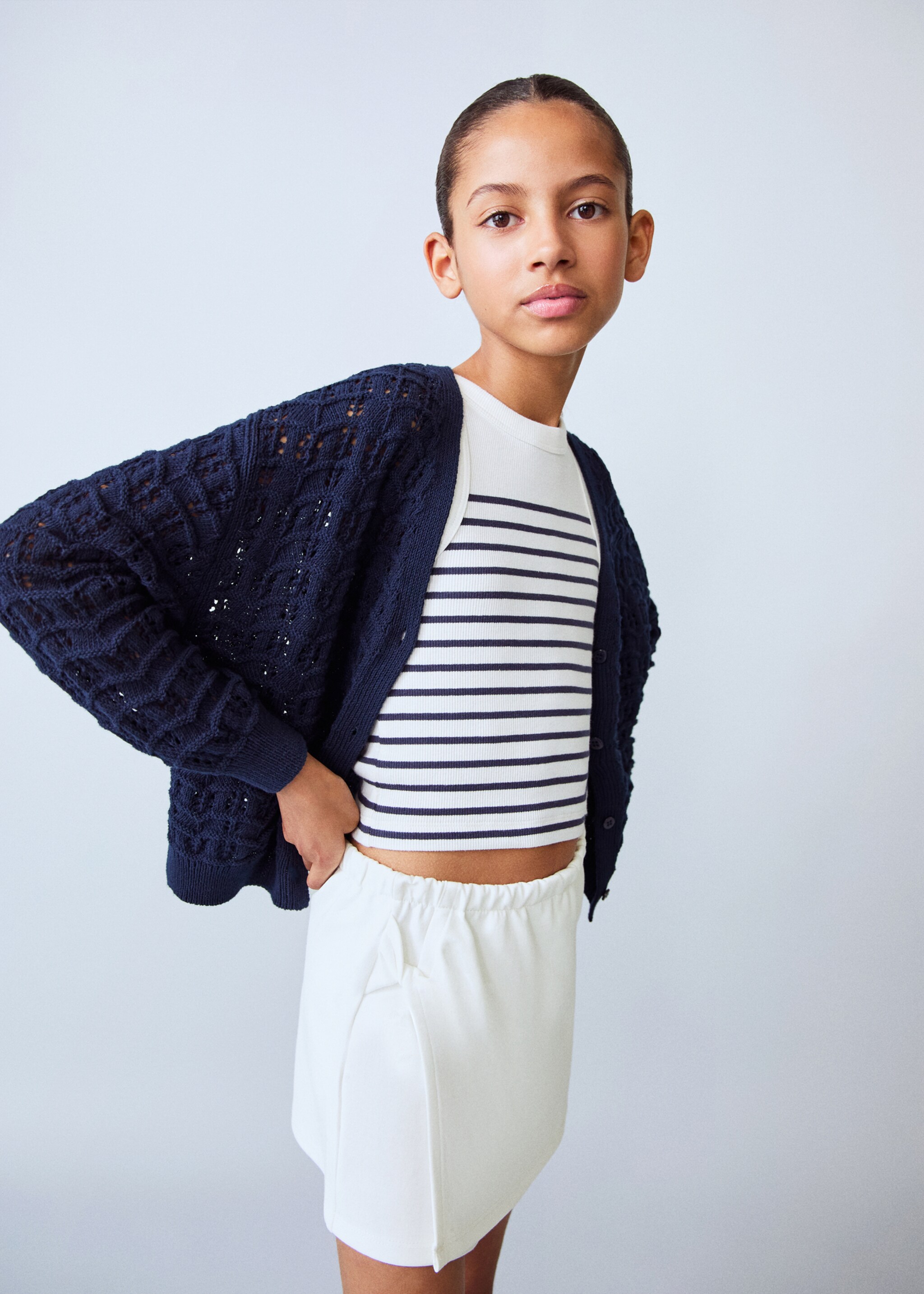 Cotton skort - Medium plane