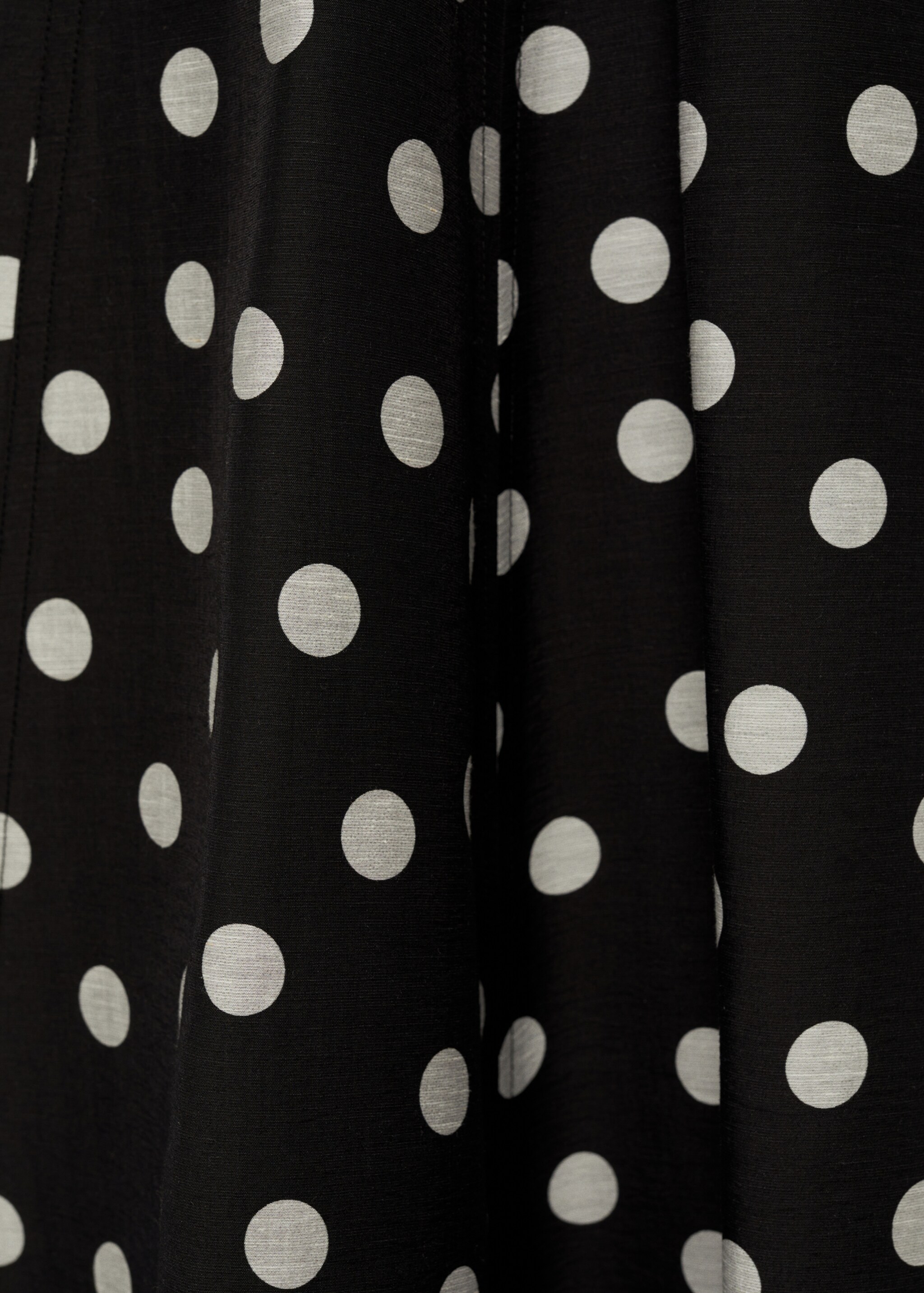 Strapless polka-dot dress - Details of the article 0