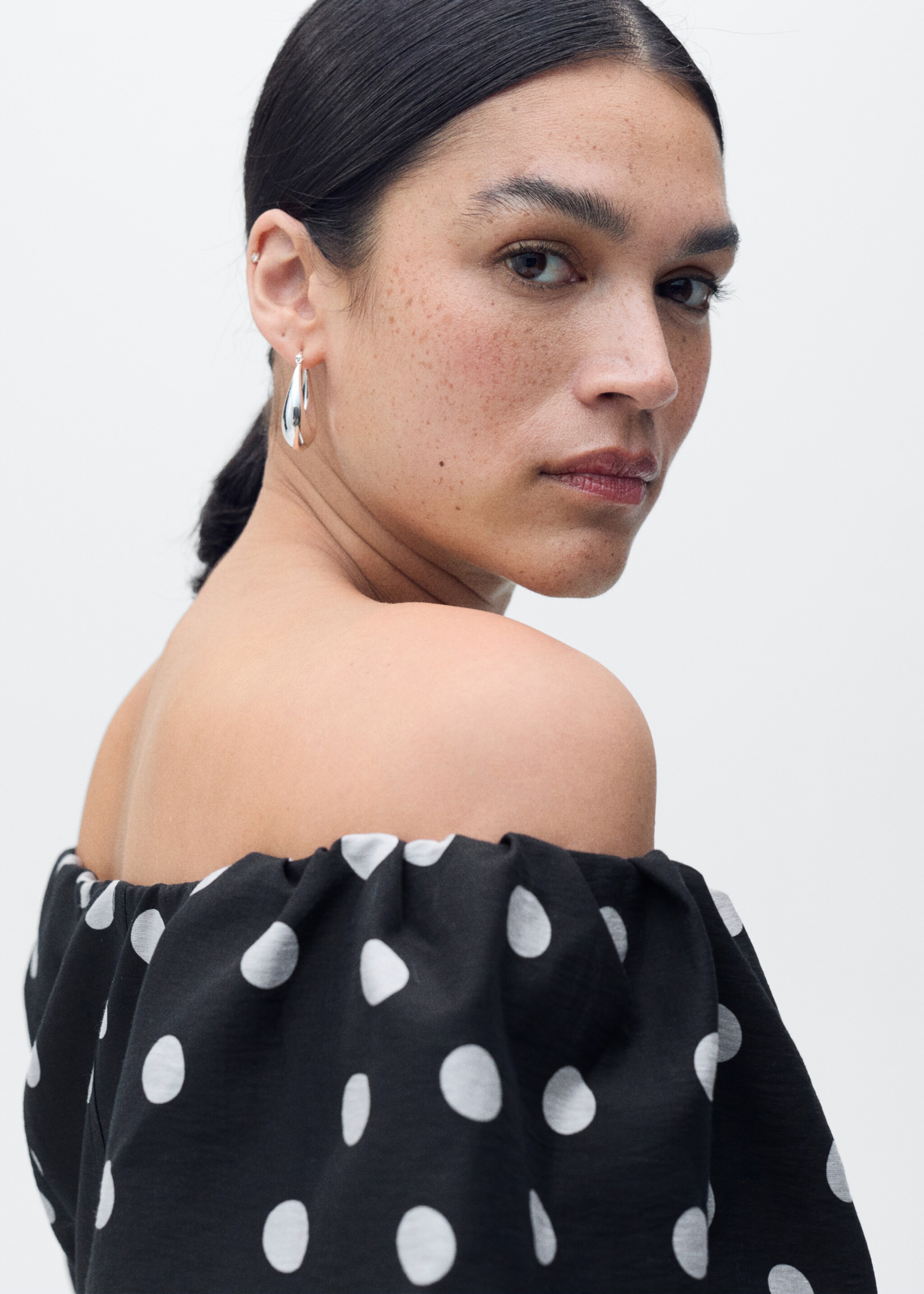 Strapless polka dot dress - Artikkeldetalj 4