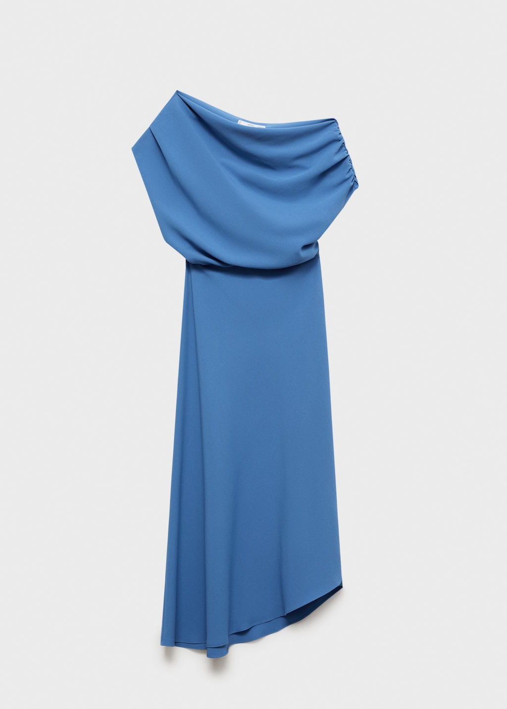 Mango Asymmetrical-neck midi-dress thumbnail