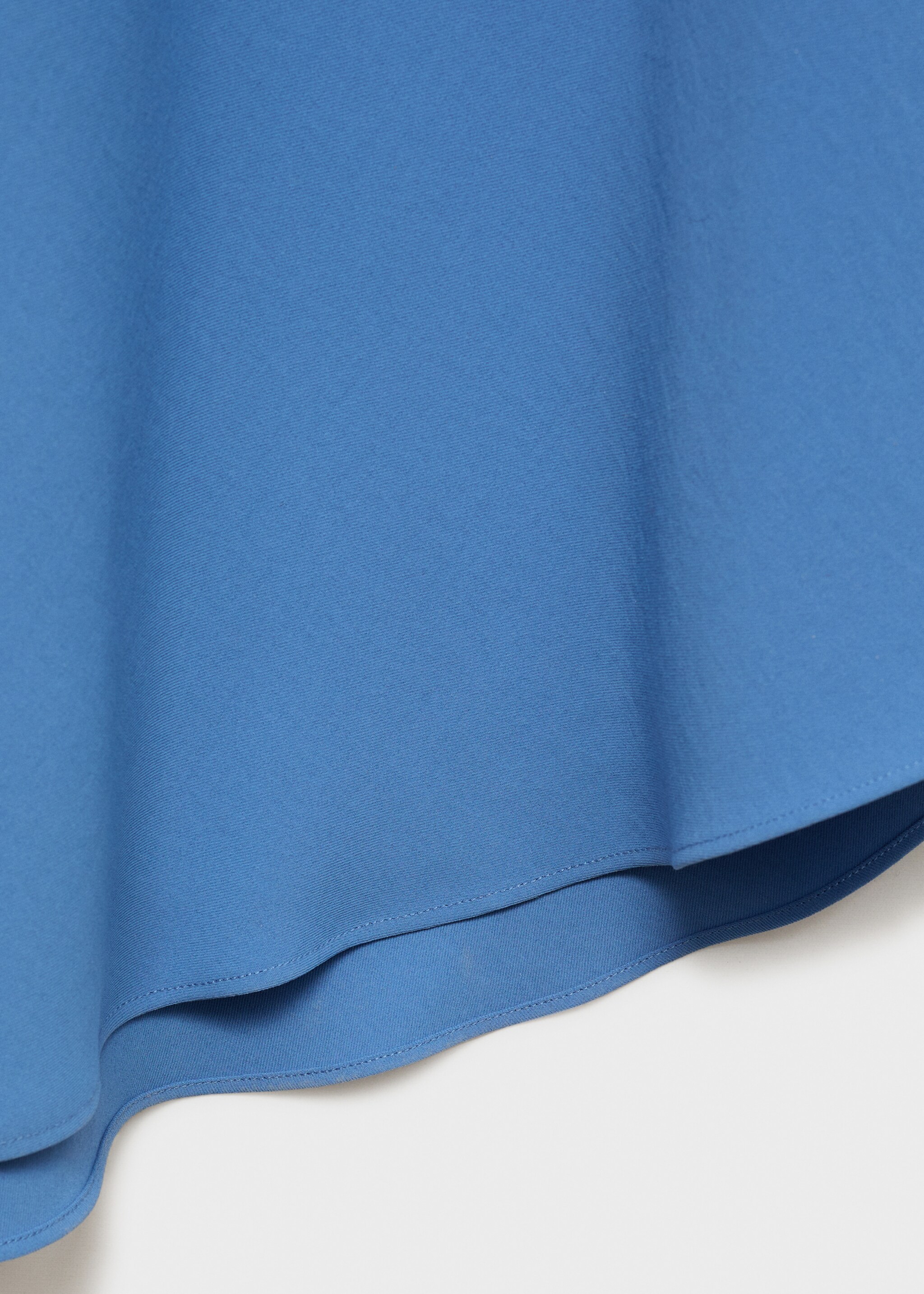 Asymmetrical-neck midi-dress - Details of the article 0