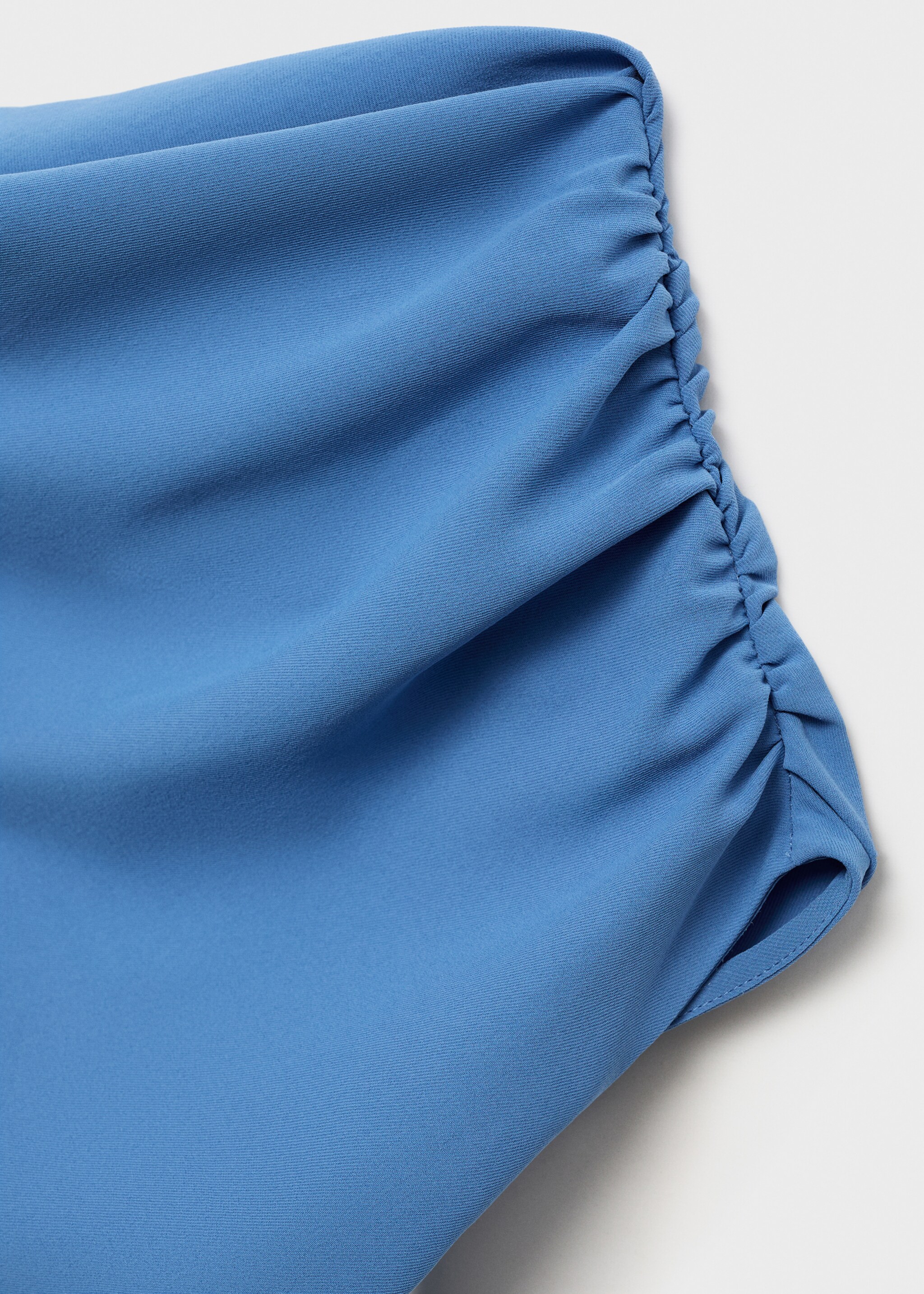 Asymmetrical-neck midi-dress - Details of the article 8