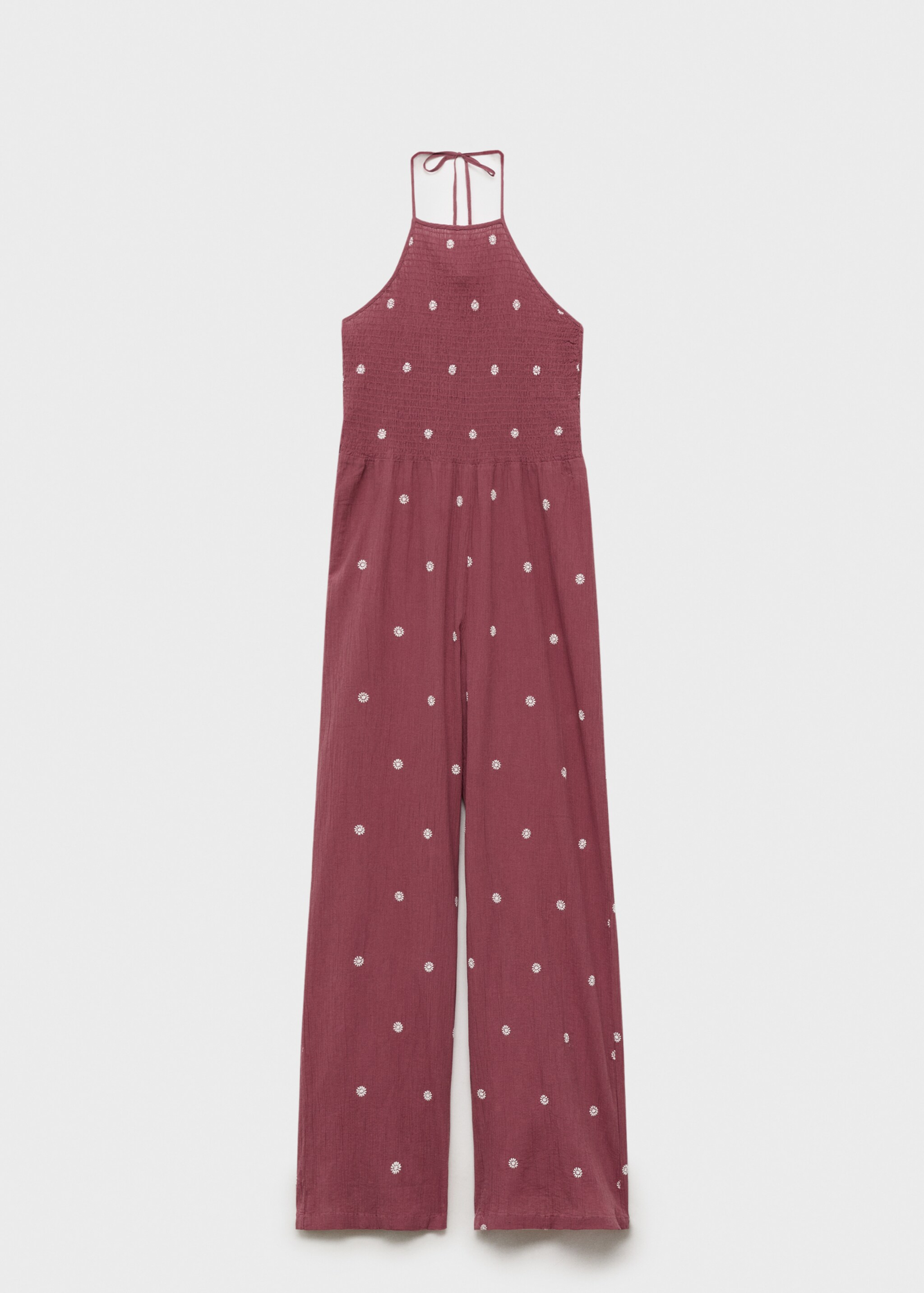 Long embroidered jumpsuit - Article without model
