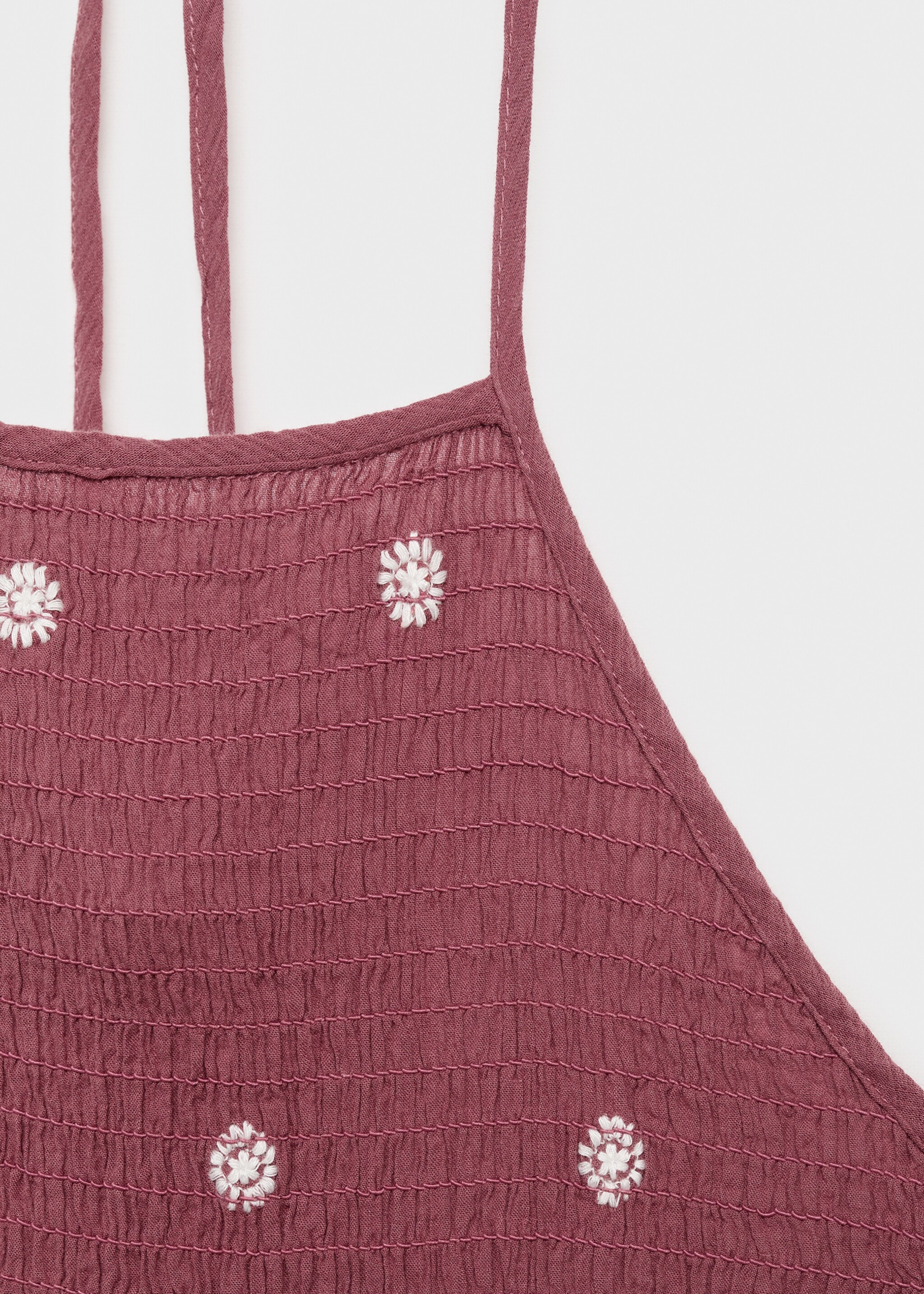 Long embroidered jumpsuit - Details of the article 0