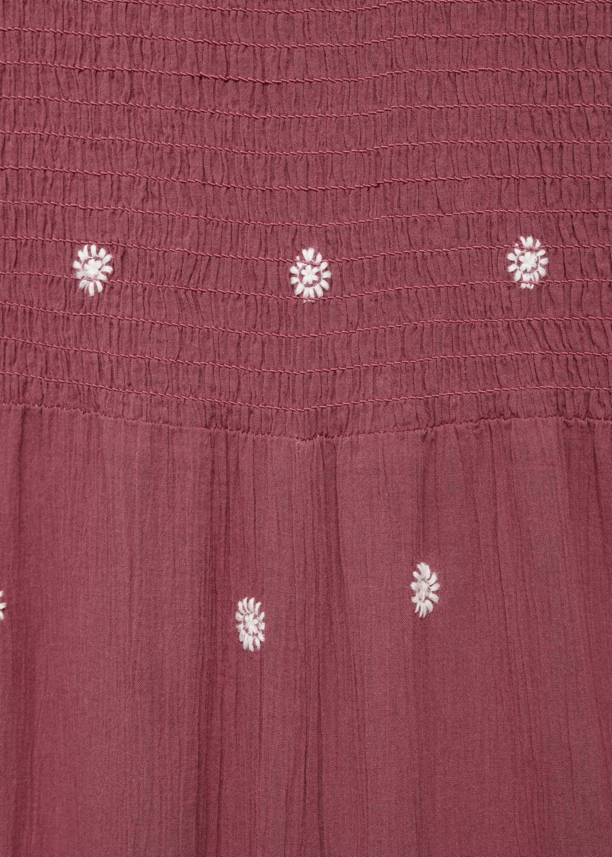 Long embroidered jumpsuit - Details of the article 8