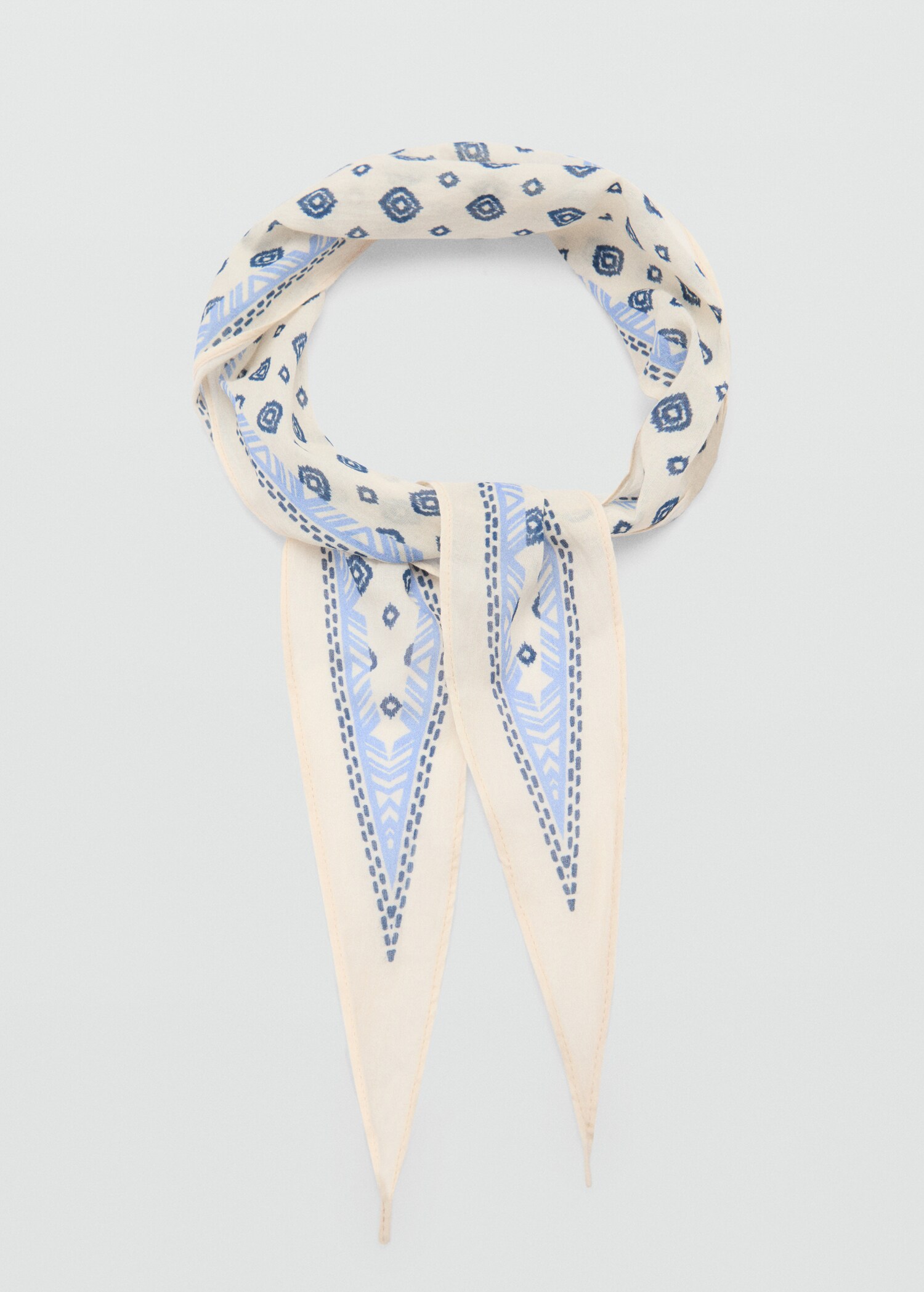Foulard cotone stampato - Dettaglio dell'articolo 1