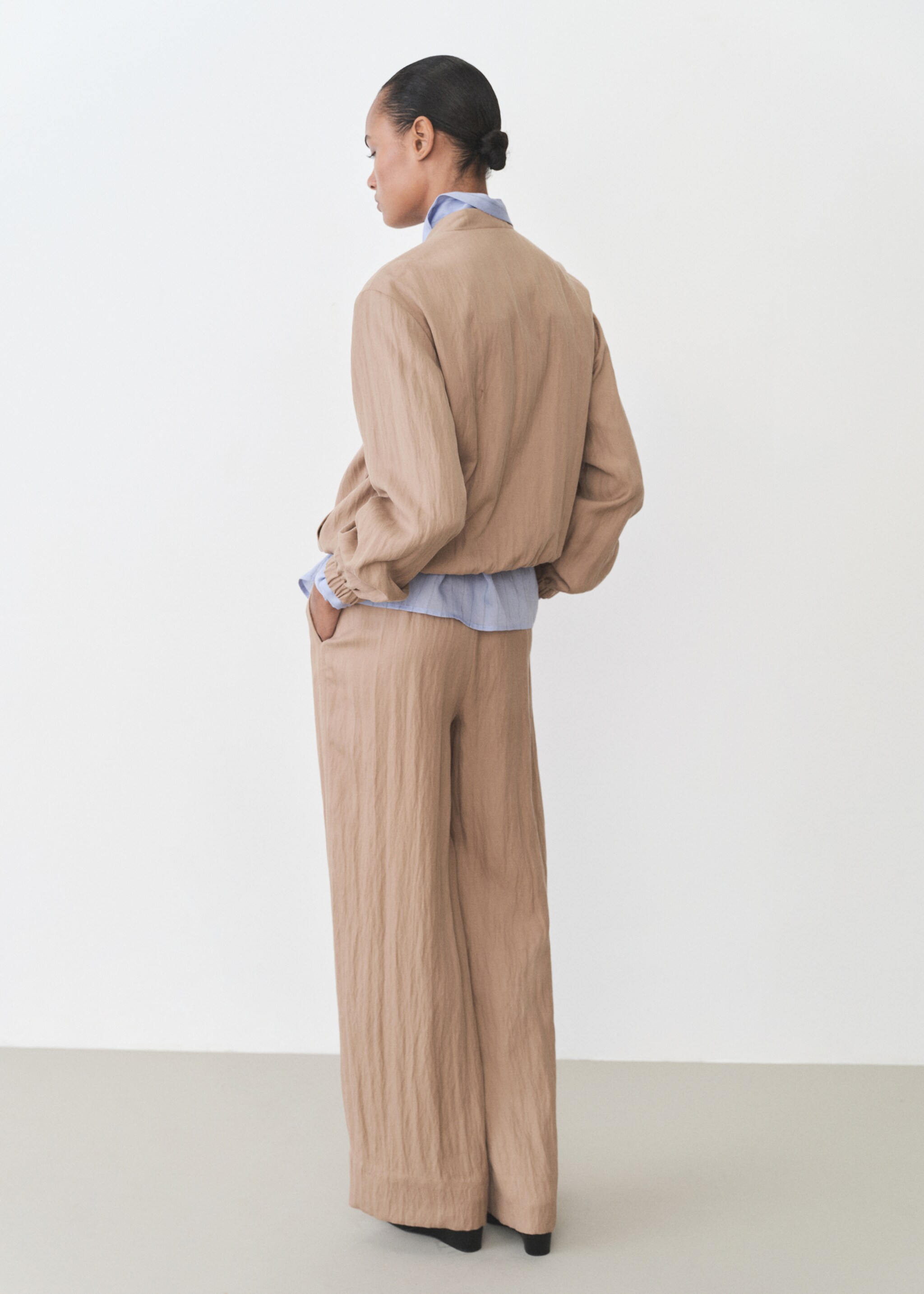 Veste bomber en lyocell - Verso de l’article