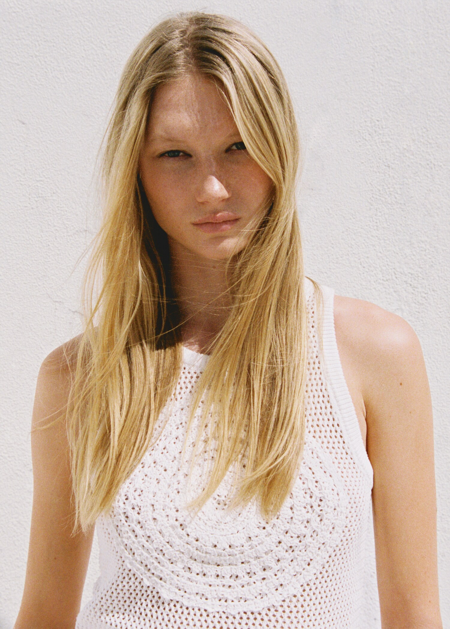 Cotton crochet top - Details of the article 7