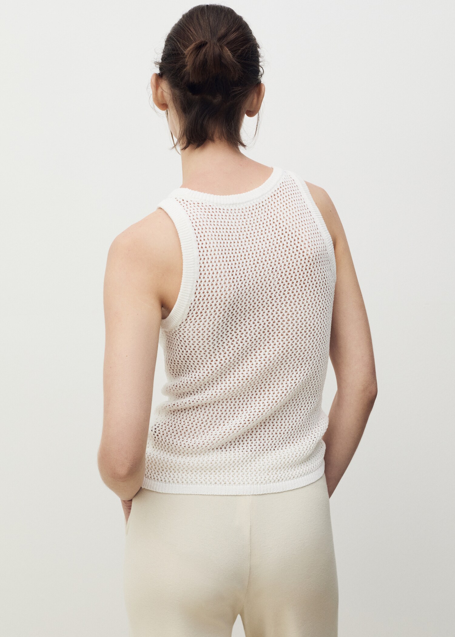 Top crochet algodón - Reverso del artículo