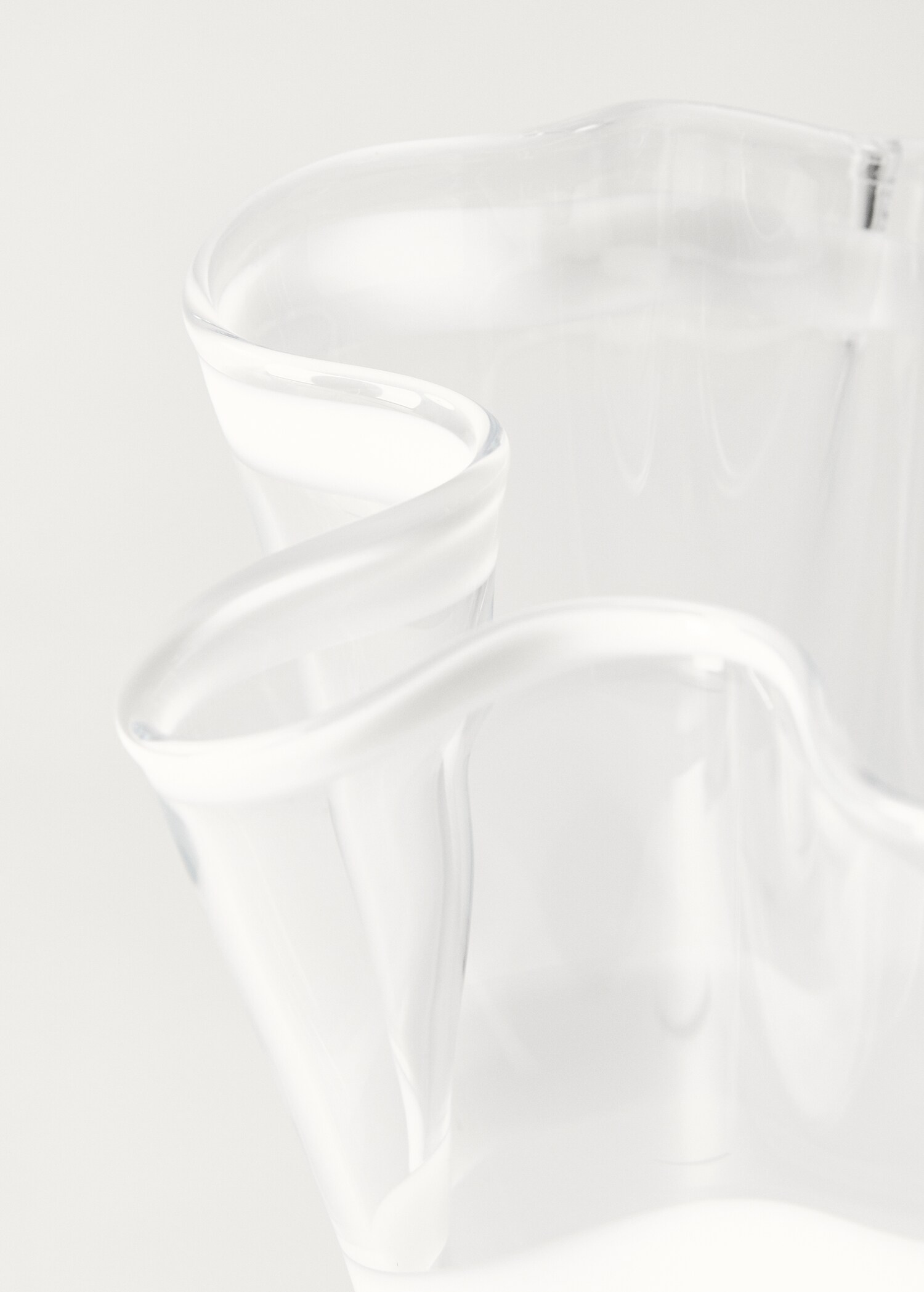 Handblåst glasvas med linje - Detaljer om artikeln 1