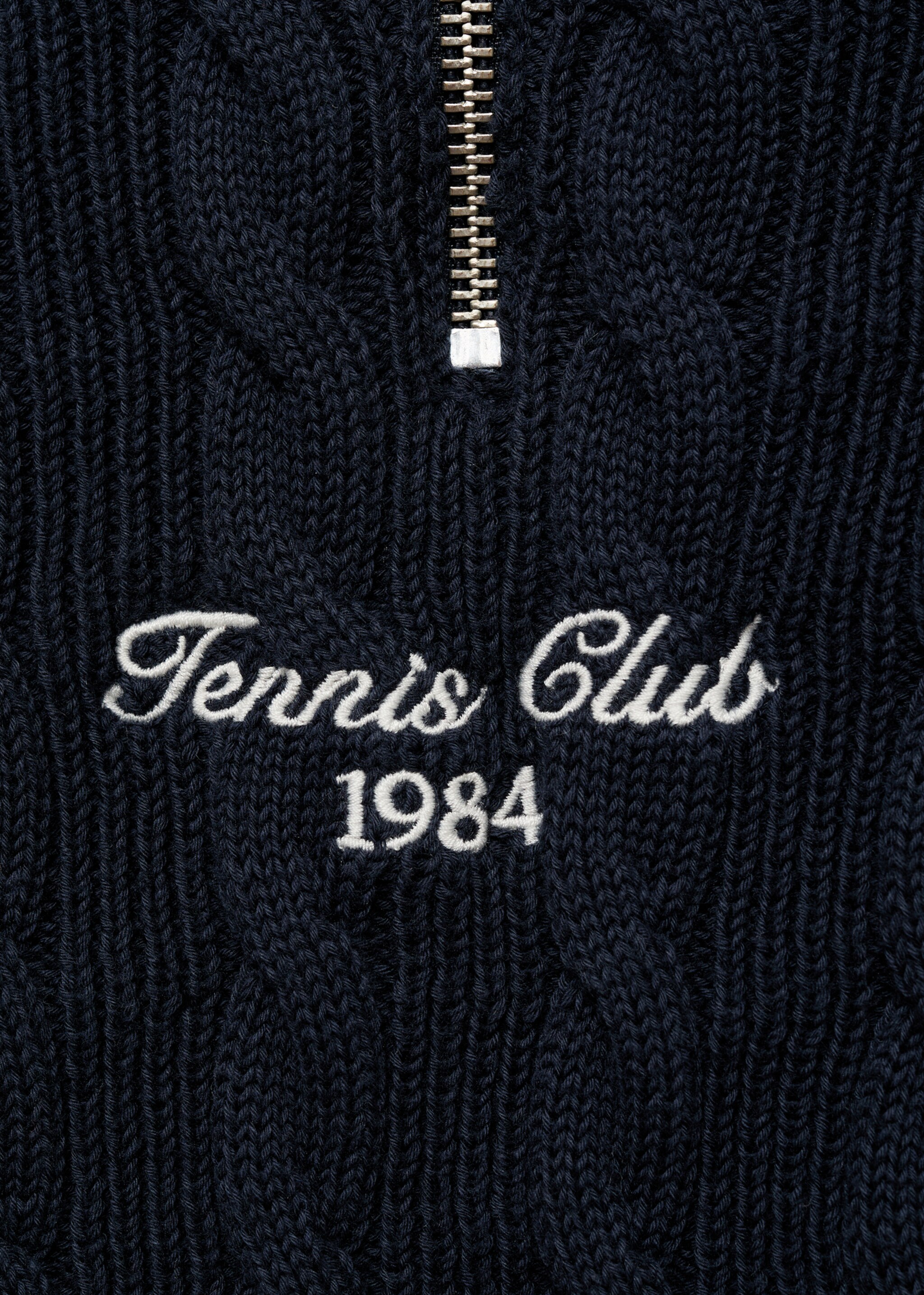 Braided waistcoat with embroidered message - Details of the article 8