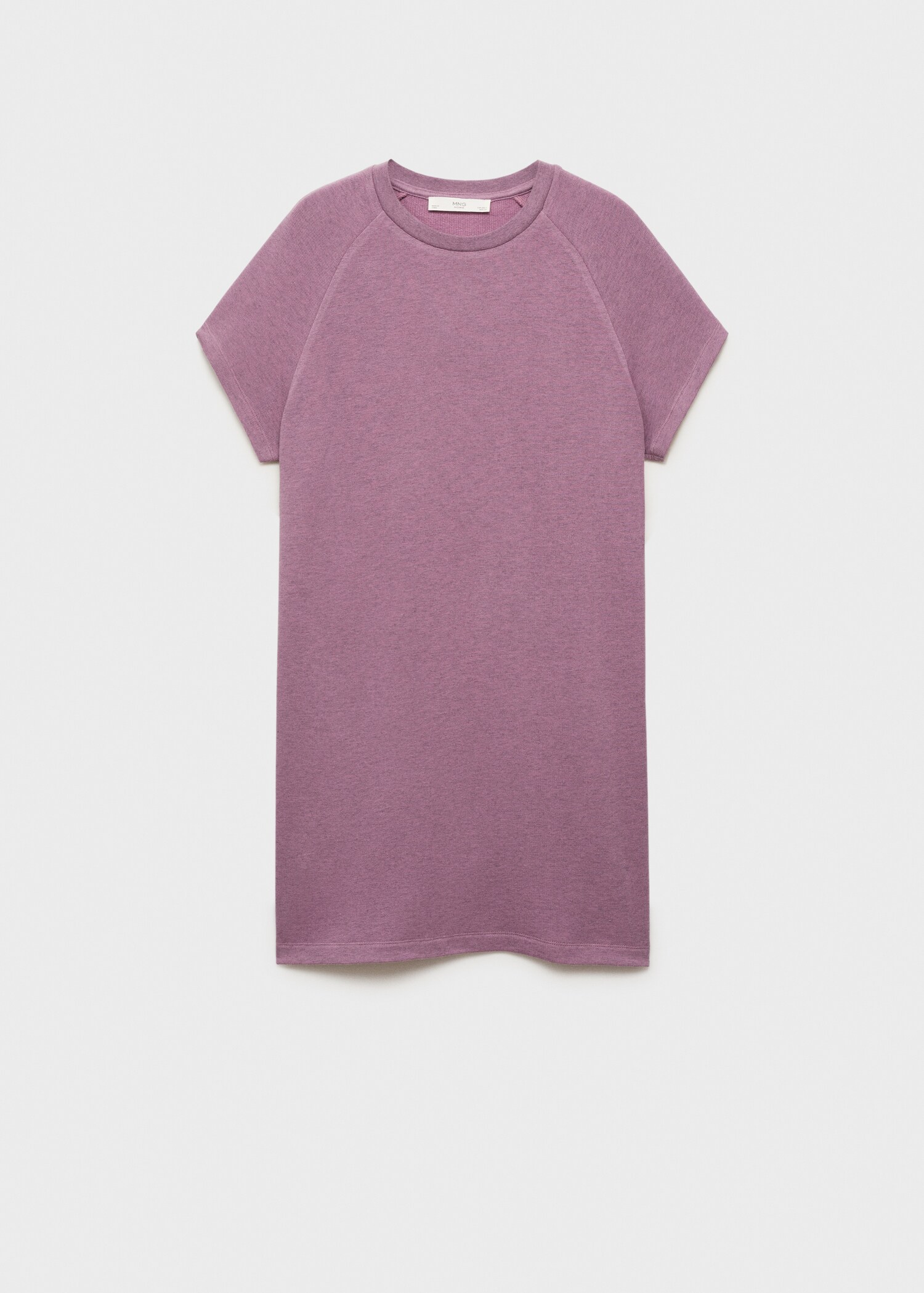 Heather Fleece Cotton Nightgown Women MANGO Ukraine heather-fleece-cotton-nightgown-women-mango-ukraine