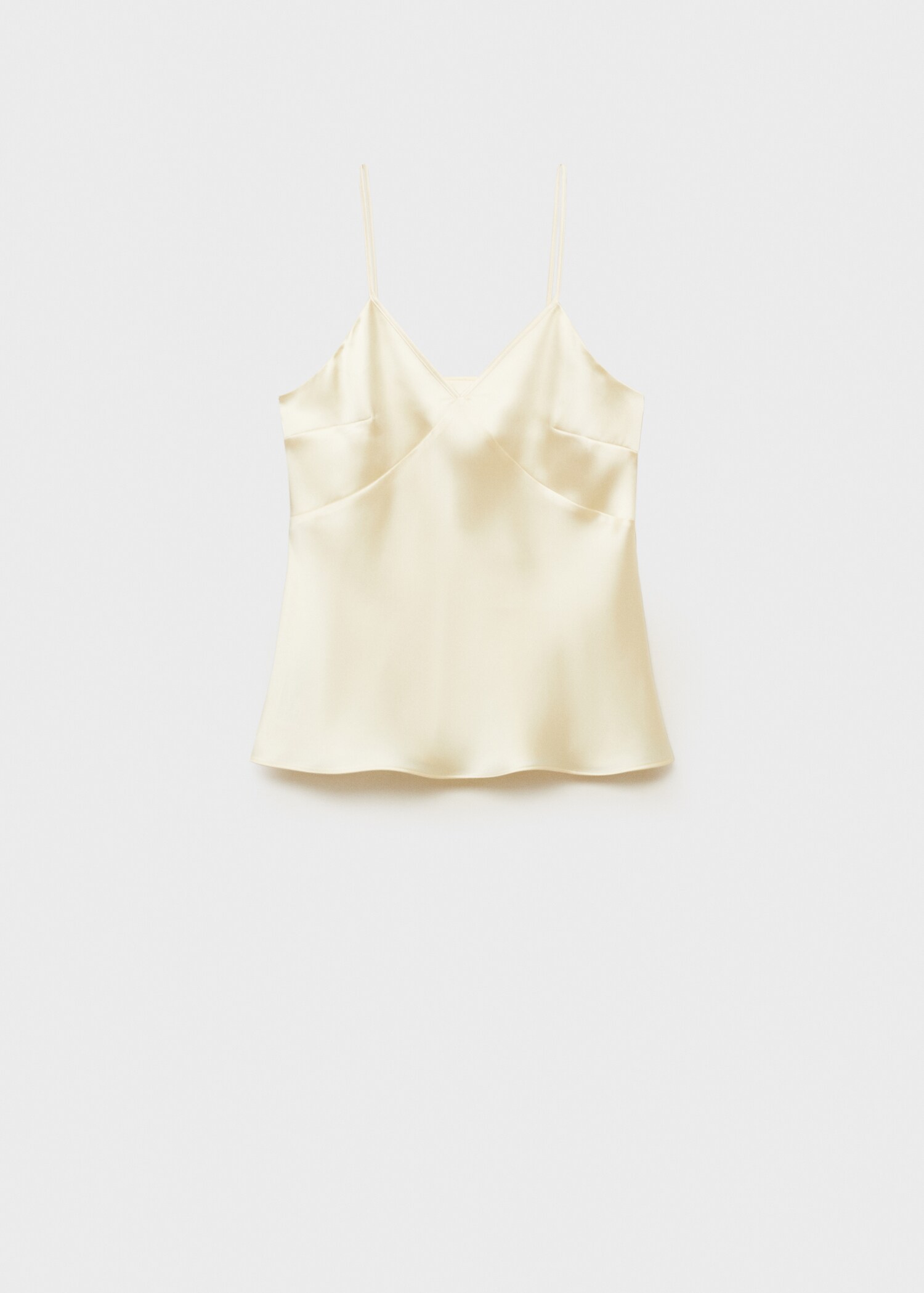 Satin-Top mit V-Ausschnitt - Artikel ohne Model