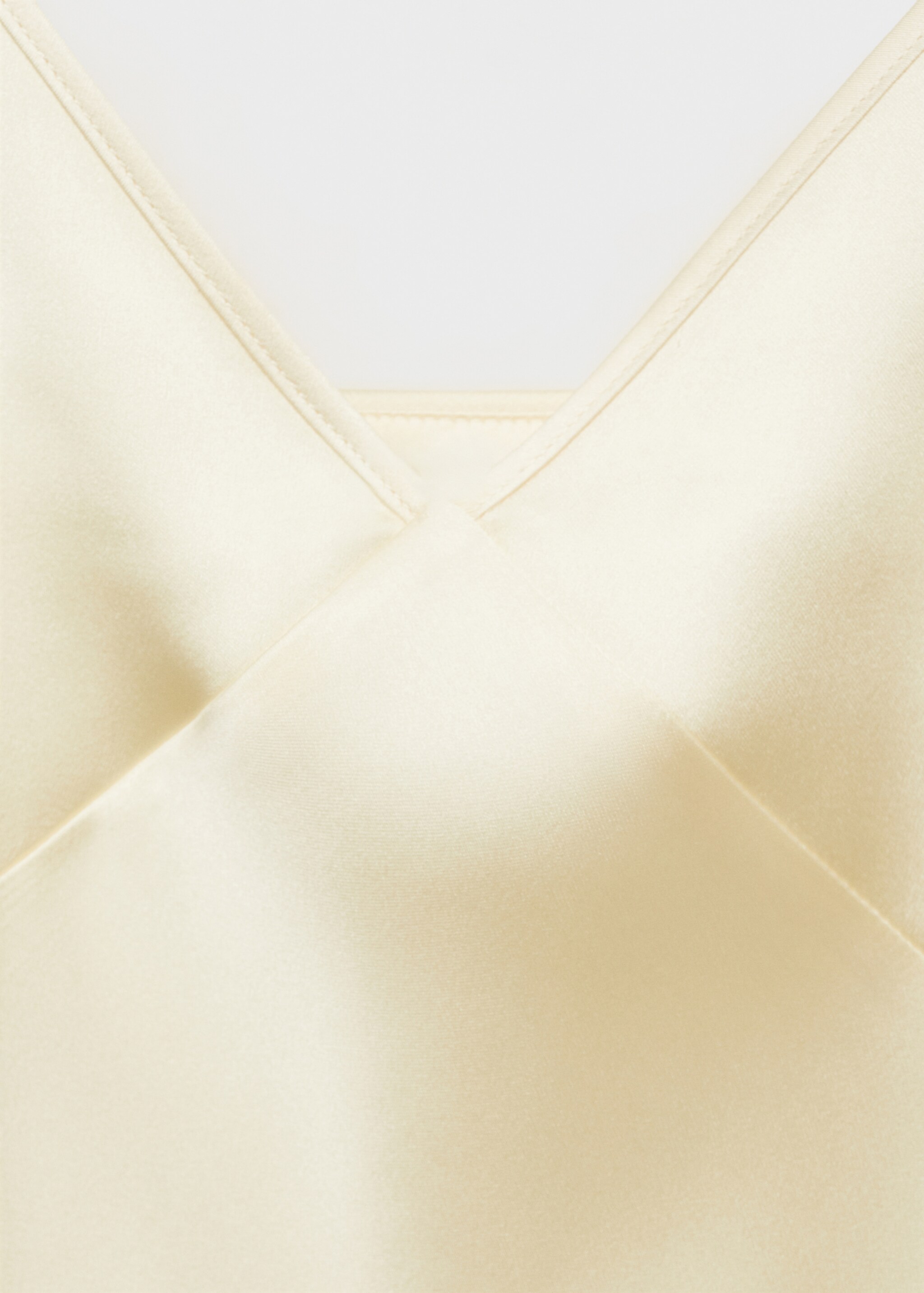 Top satinado cuello pico - Detalle del artículo 0