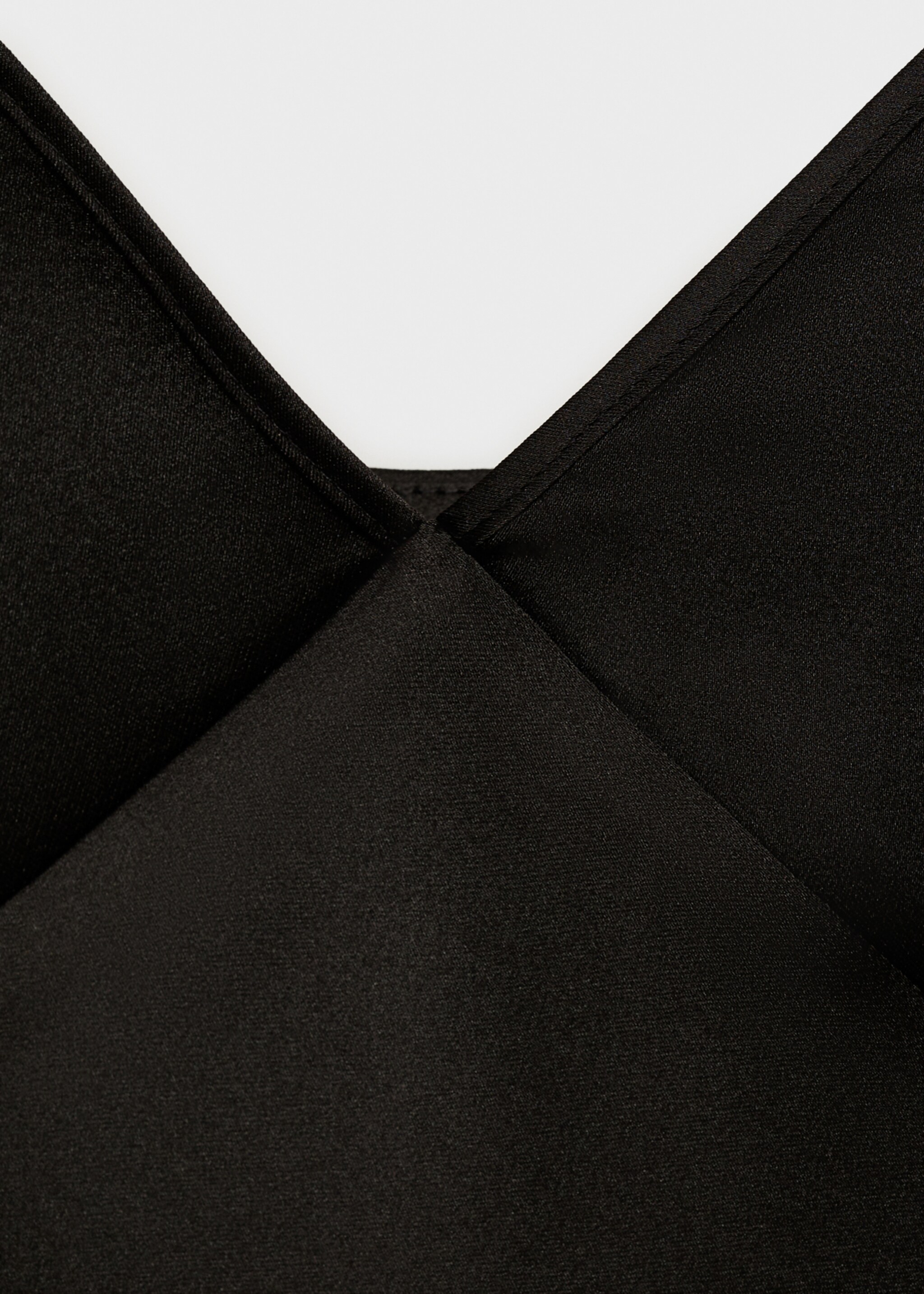 Top satinado cuello pico - Detalle del artículo 0