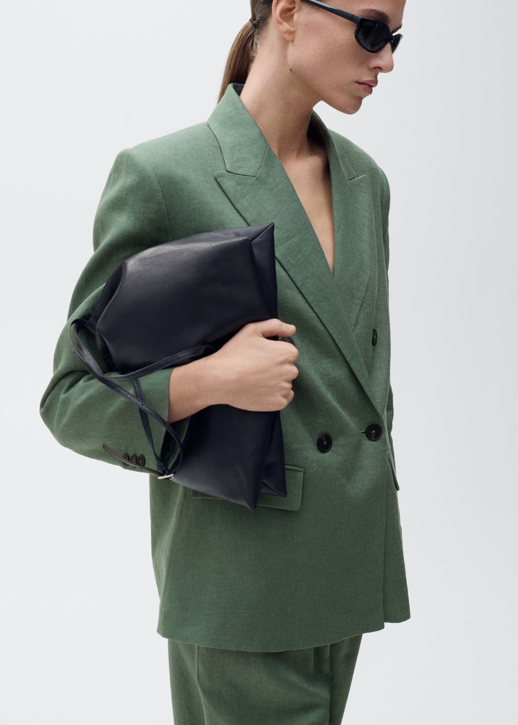 Mango Linen suit blazer