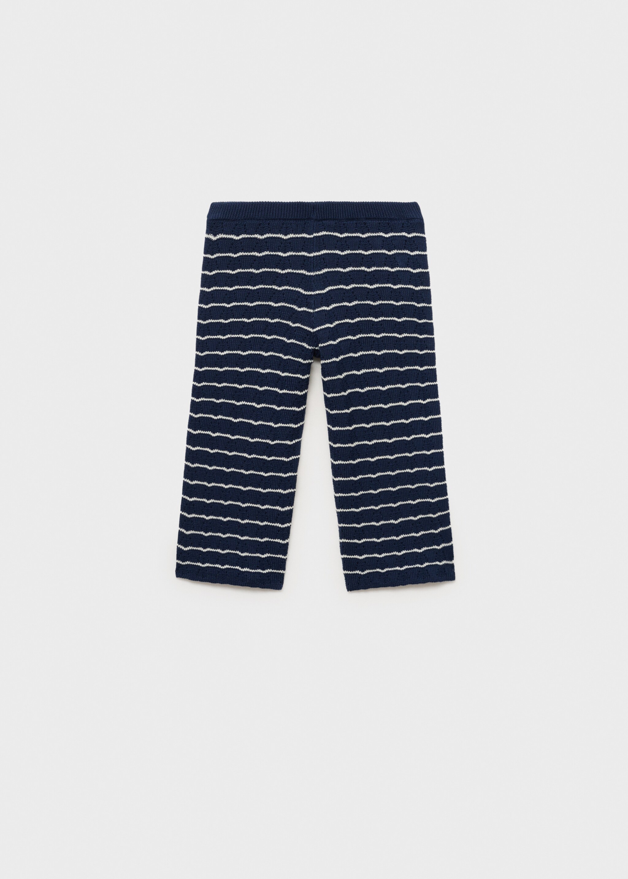 Pantalón punto calado rayas - Reverso del artículo