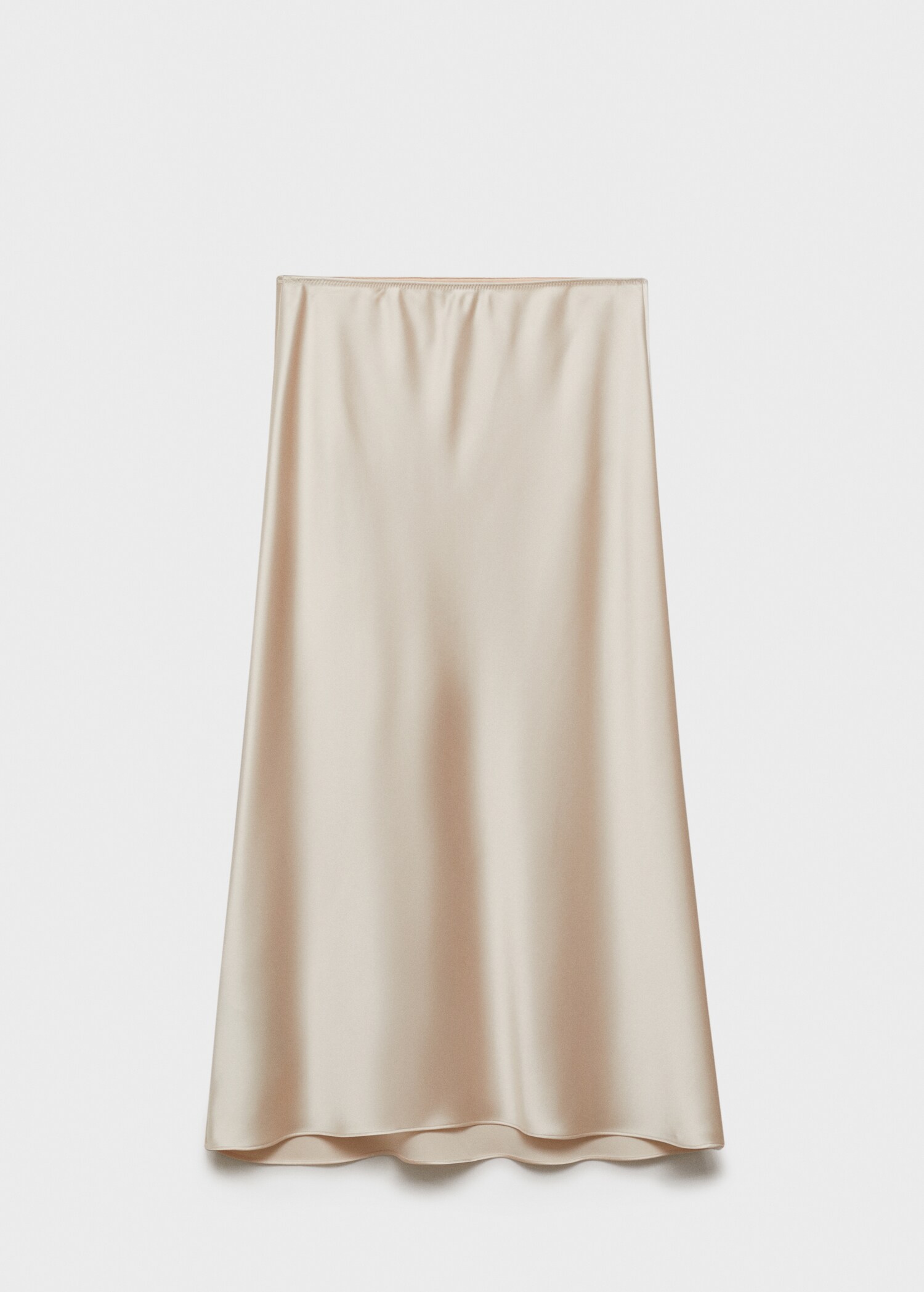 Midi satin skirt - Article without model