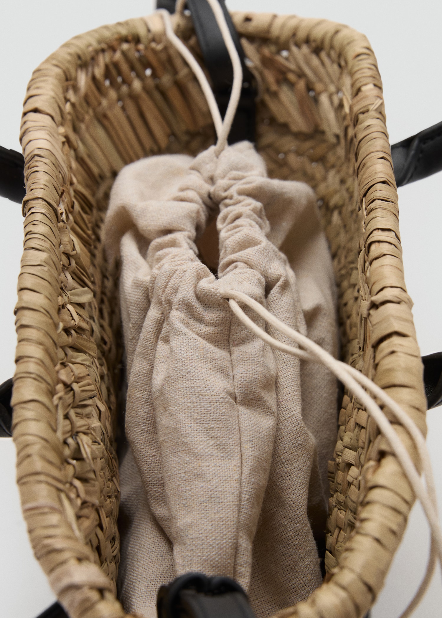 Sac Mango Panier Osier Sac Rond Sac Coffre Mango Mango Round Straw