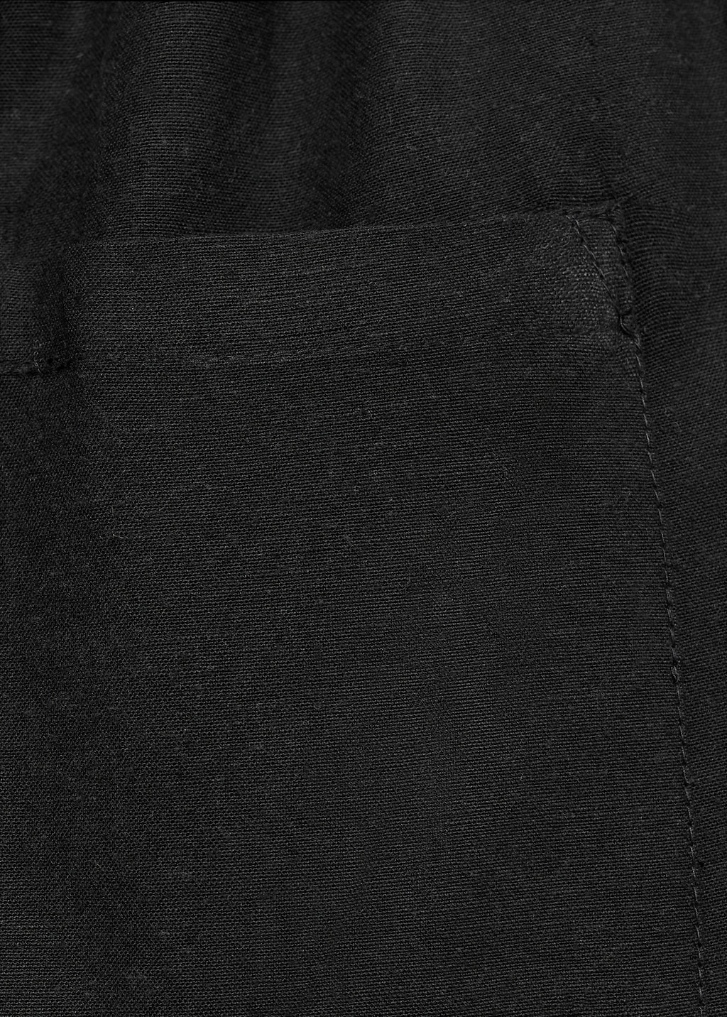 Cotton linen-blend trousers