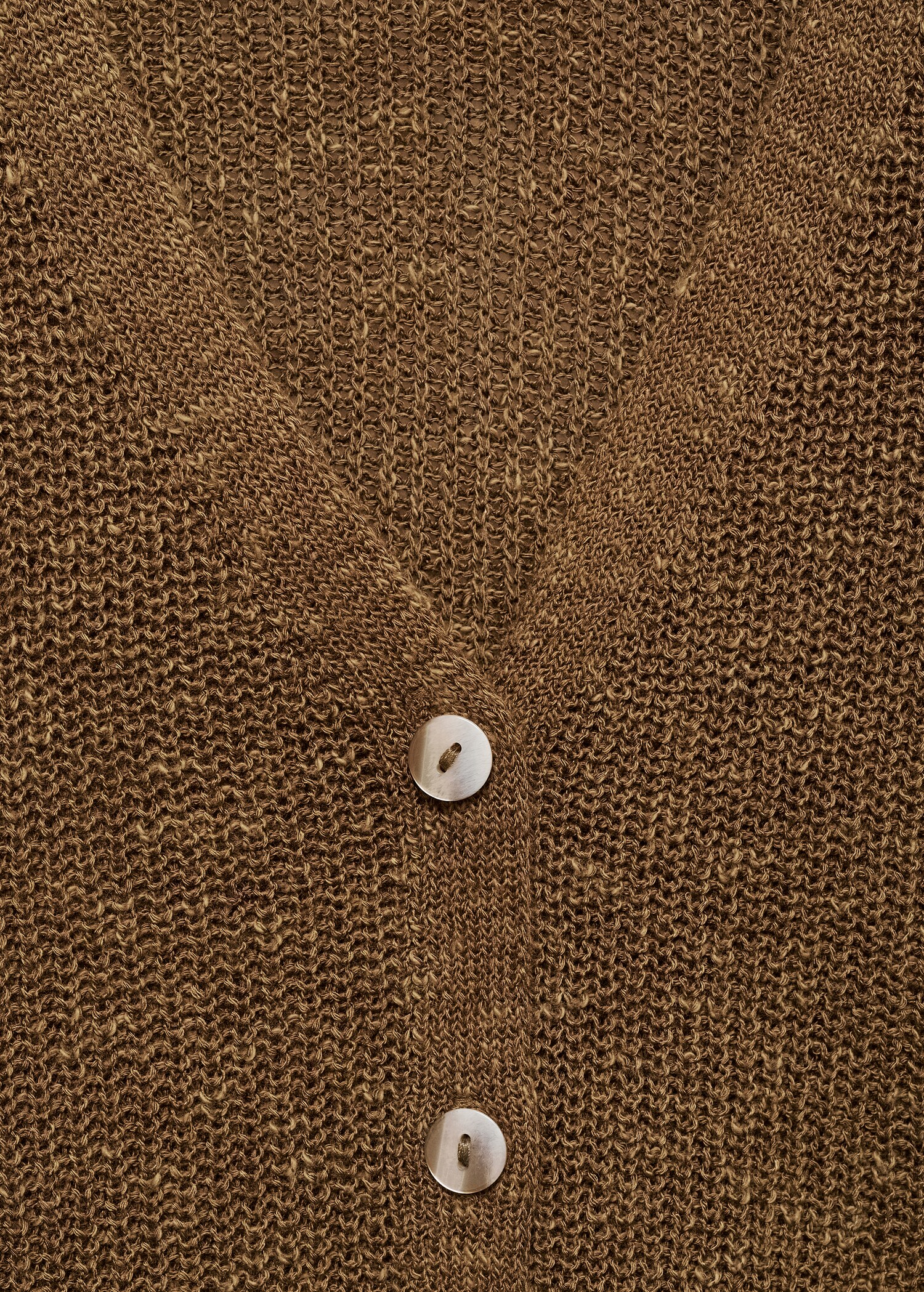 Grobstrickweste mit Knöpfen - Detail des Artikels 8