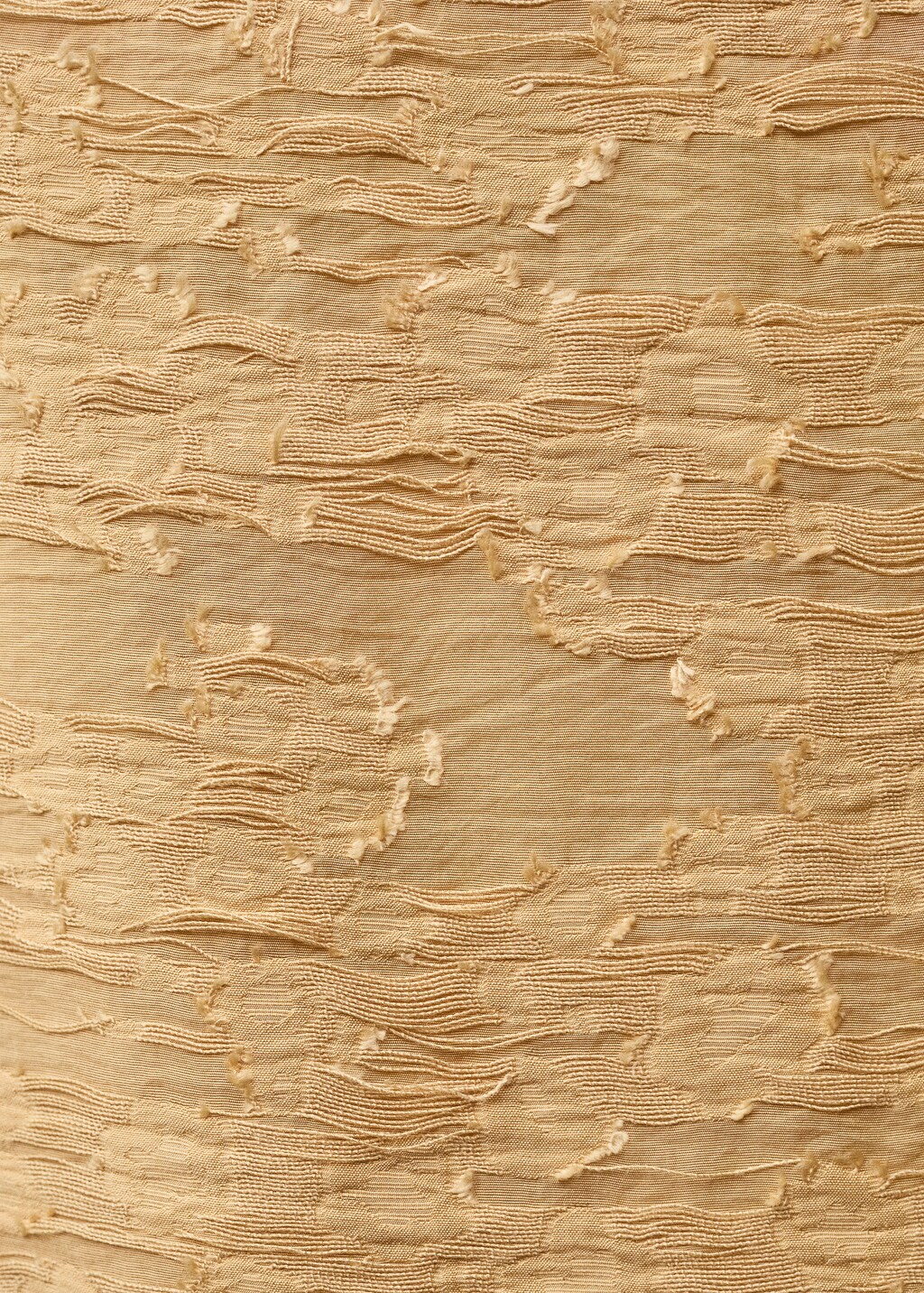 Textured straight skirt