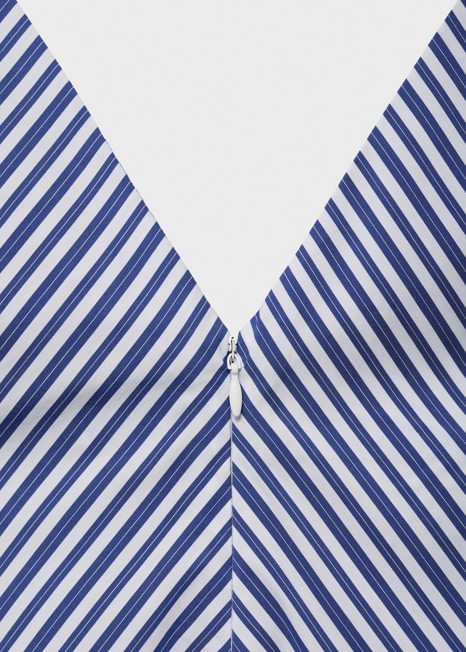 Striped flared midi-dress - Details of the article 0