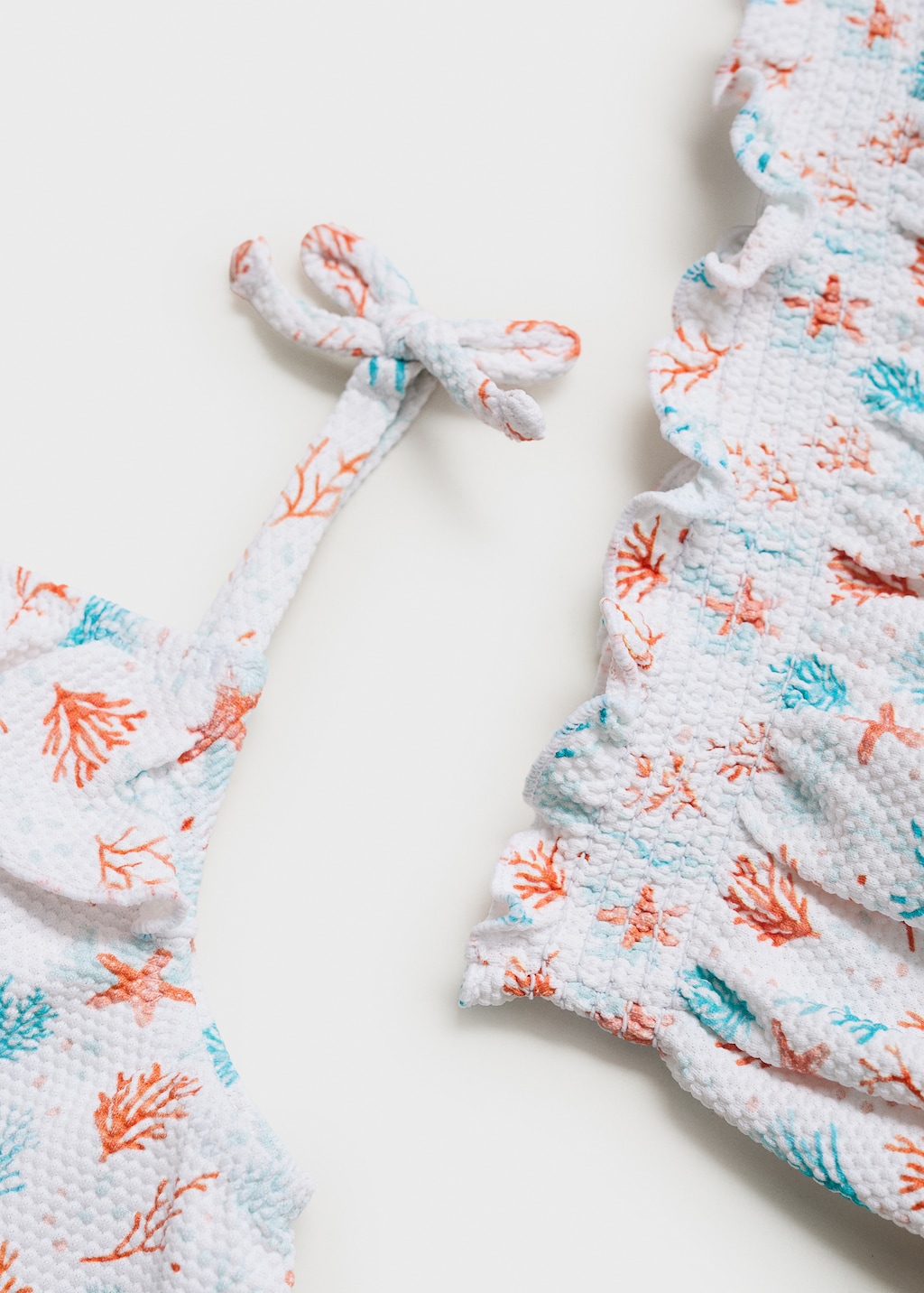 Printed swimming costume set