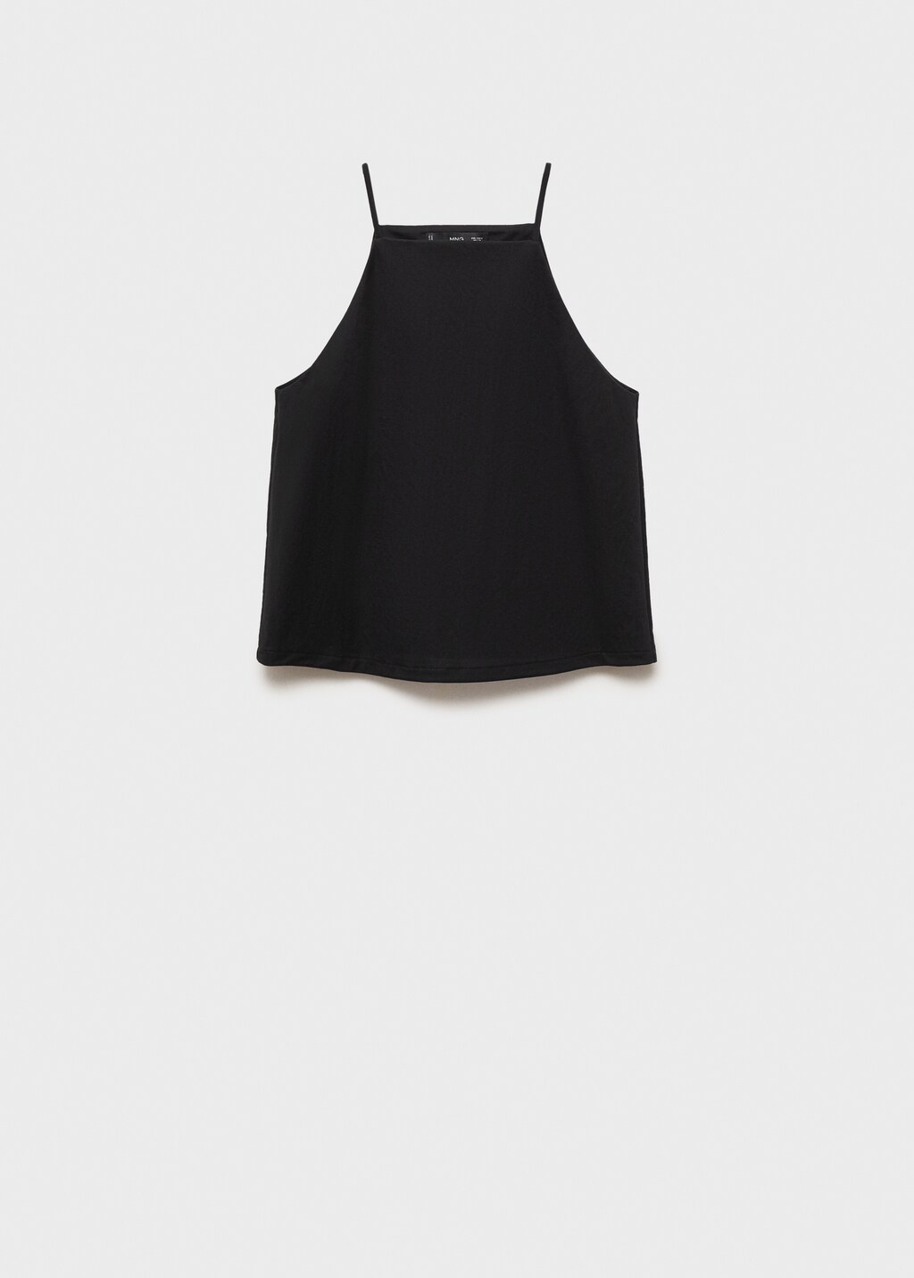 Cotton halter-neck top - image 5