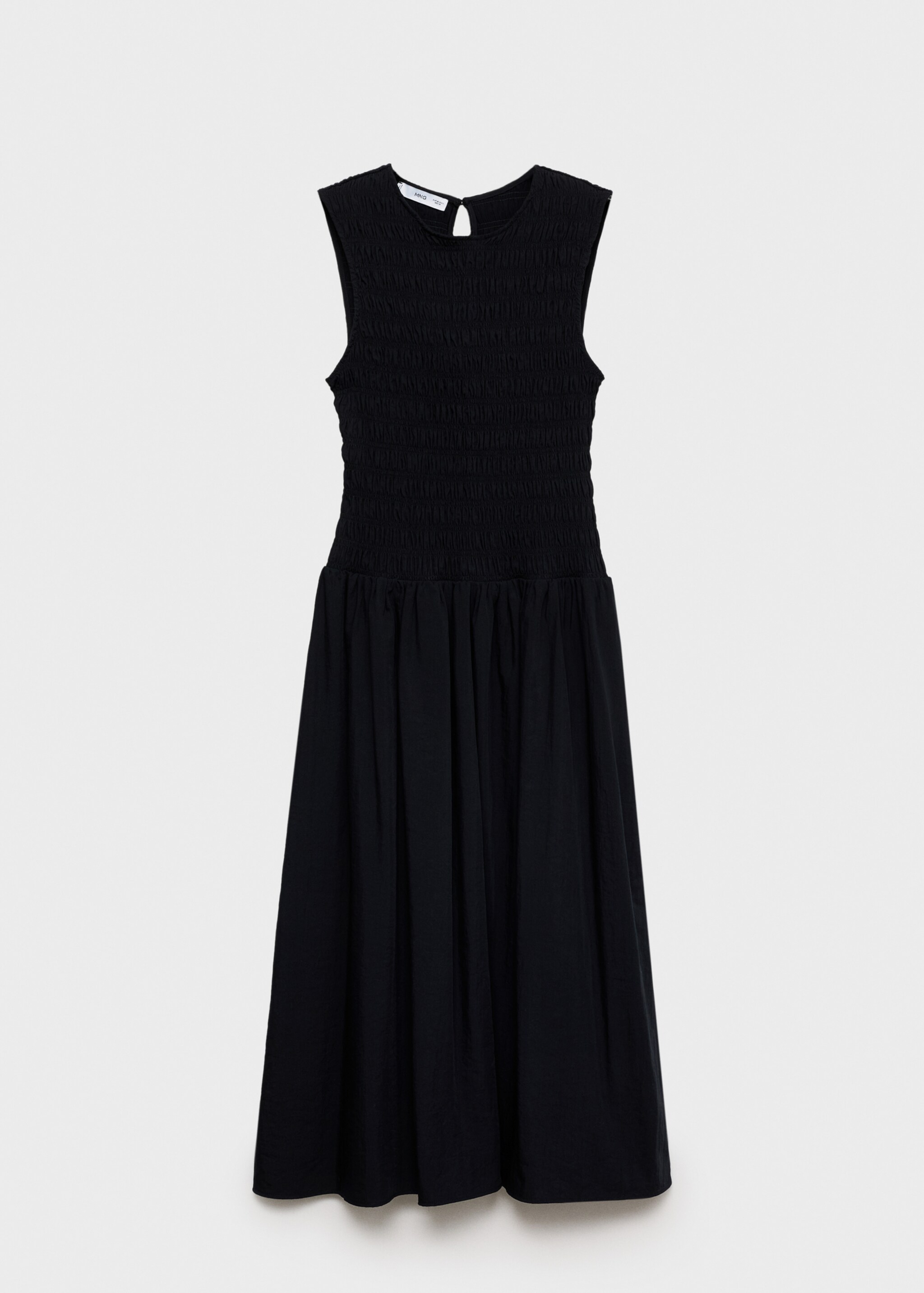 Vestido evasé cuerpo fruncido - Artículo sin modelo