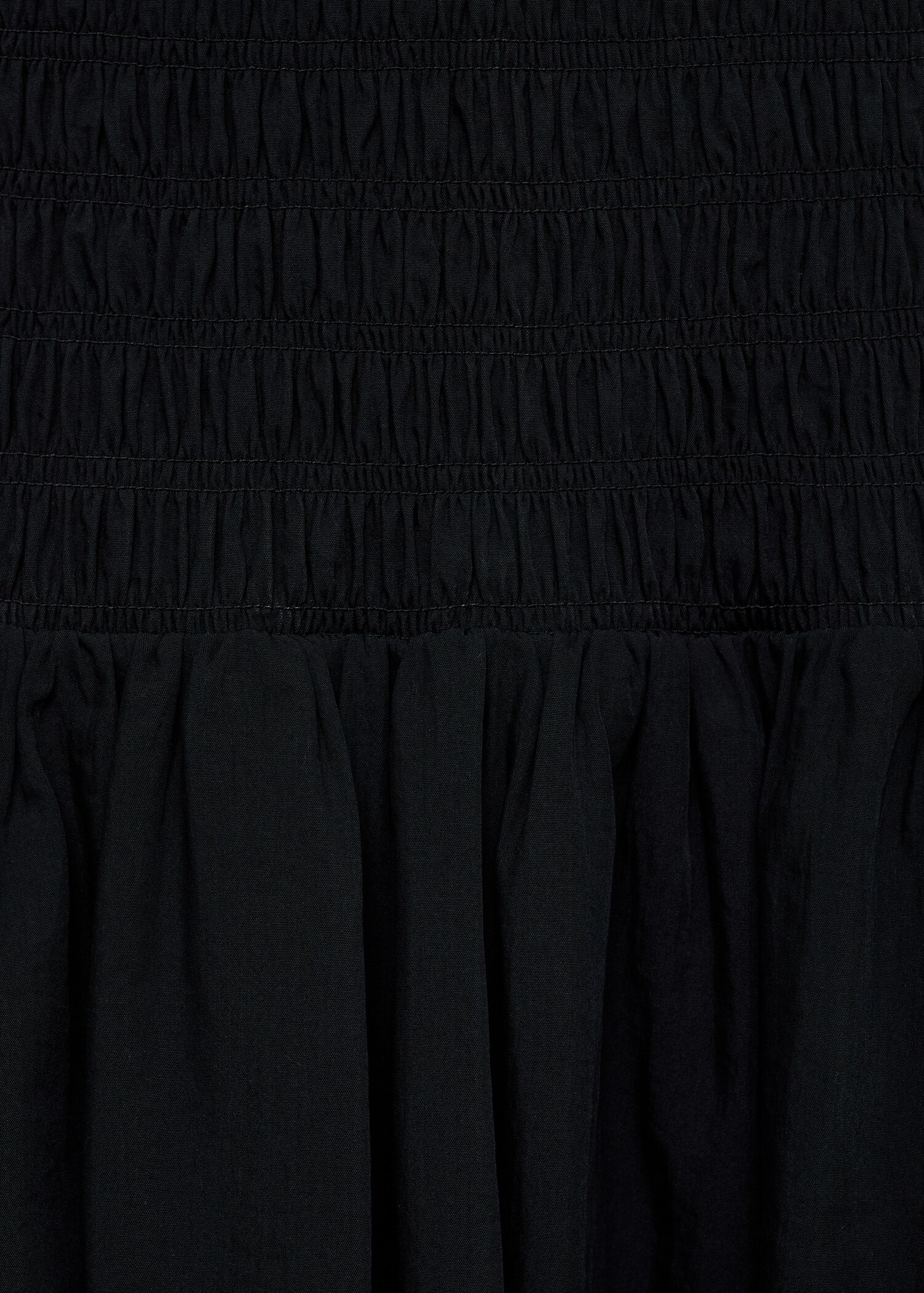 Flared dress with gathered body - Details of the article 8