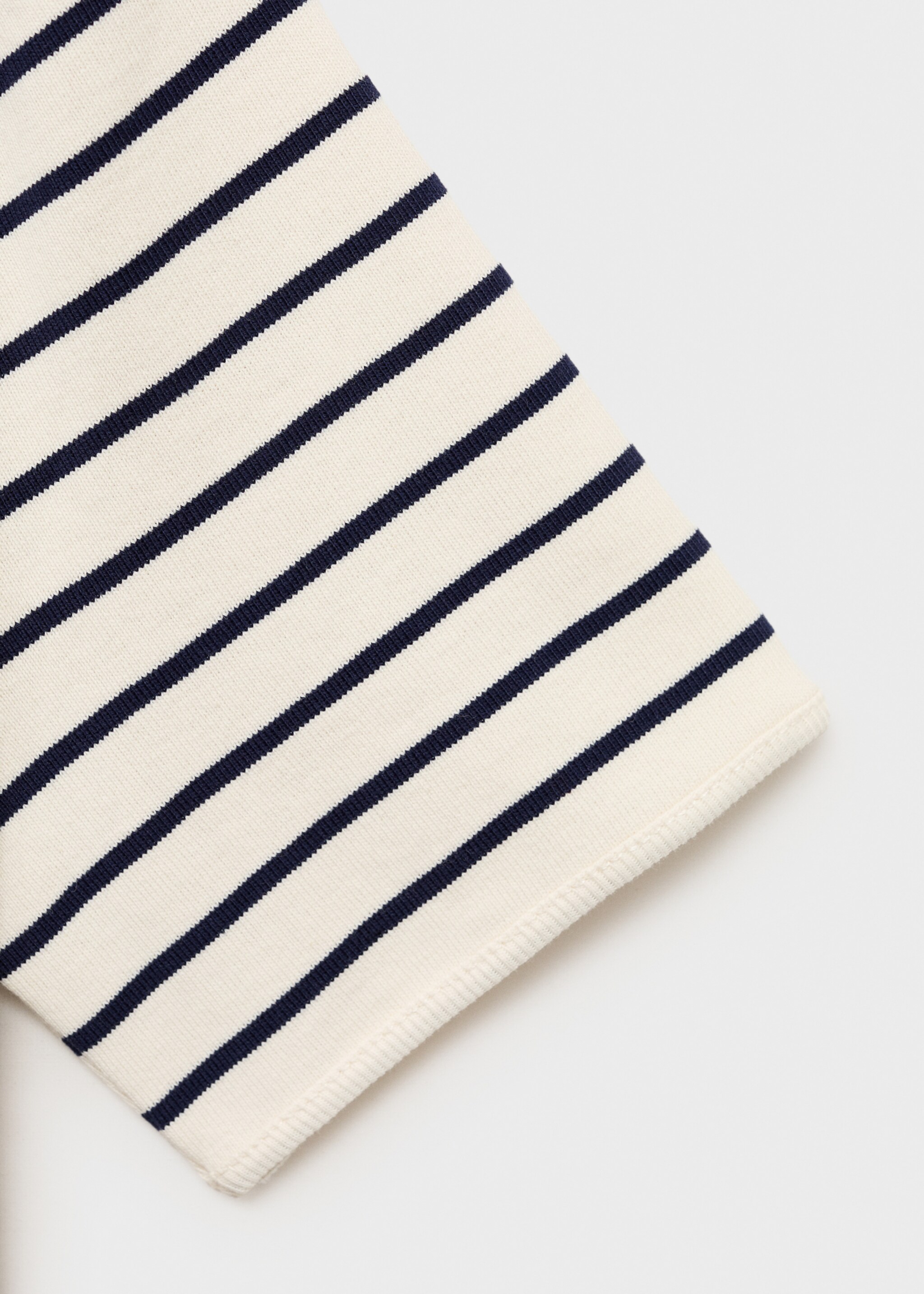 Short sleeve striped cardigan - Details of the article 0